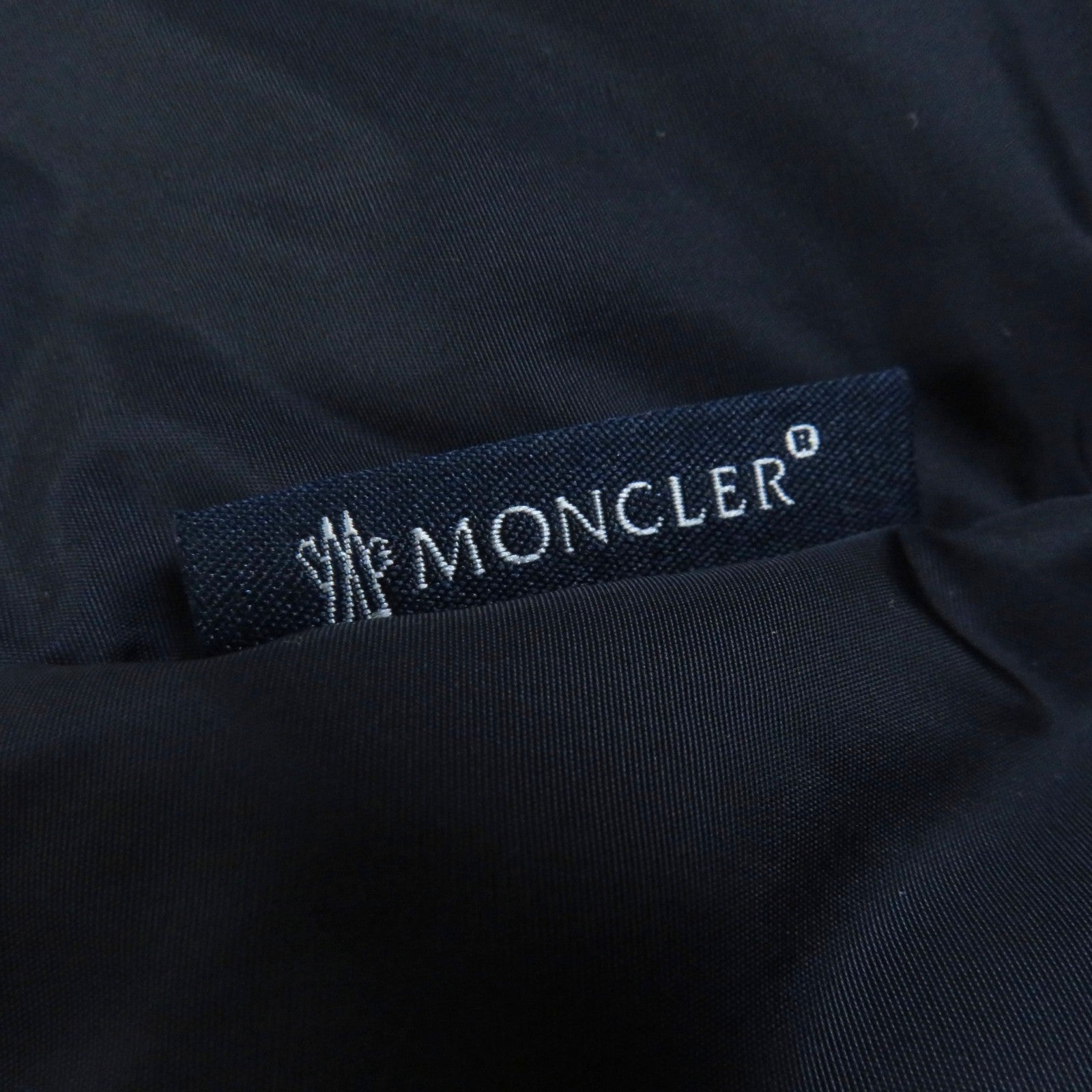 Moncler HIRONDELLE Nylon Down Coat Navy Women