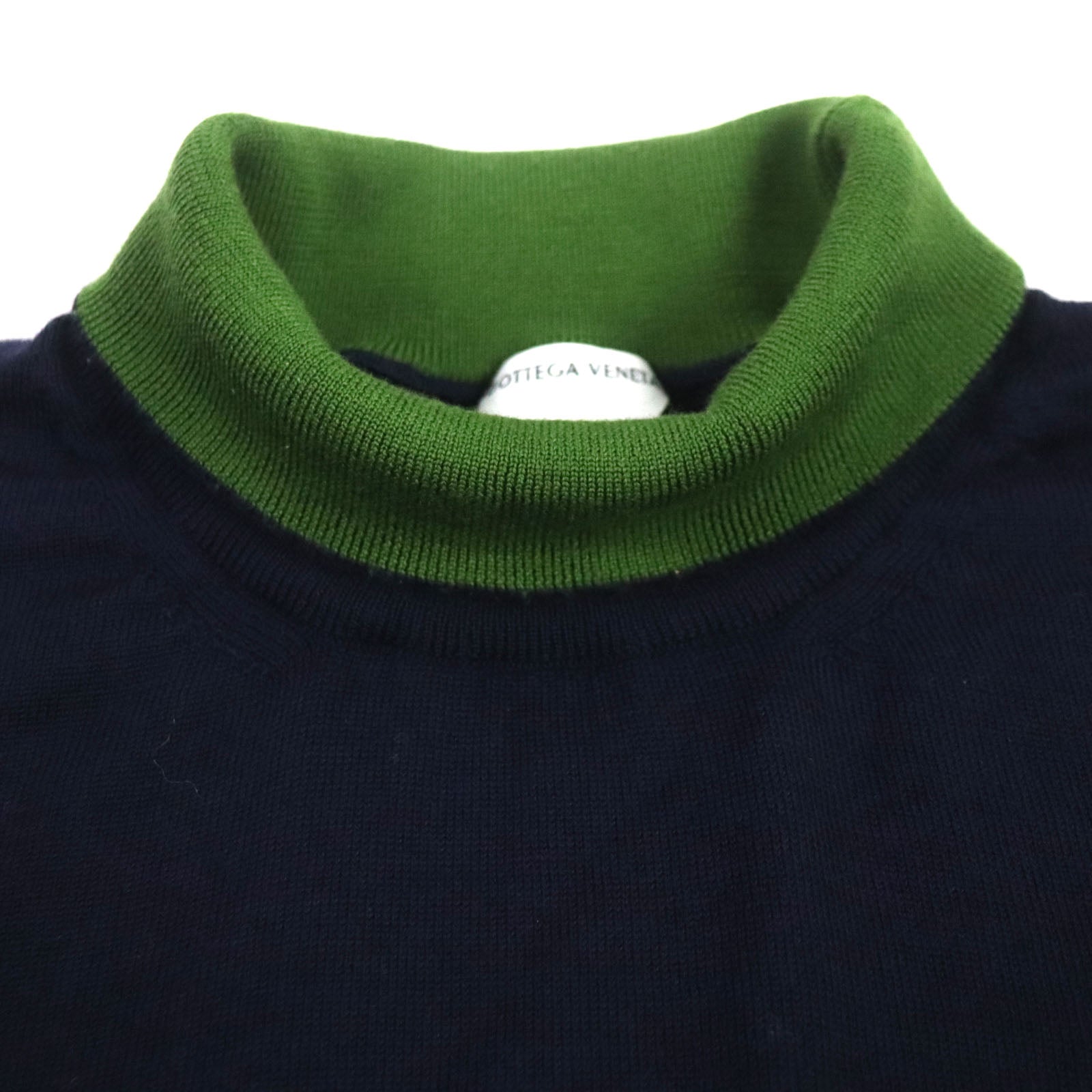 Bottega Veneta Wool Logo Turtleneck Knit Sweater