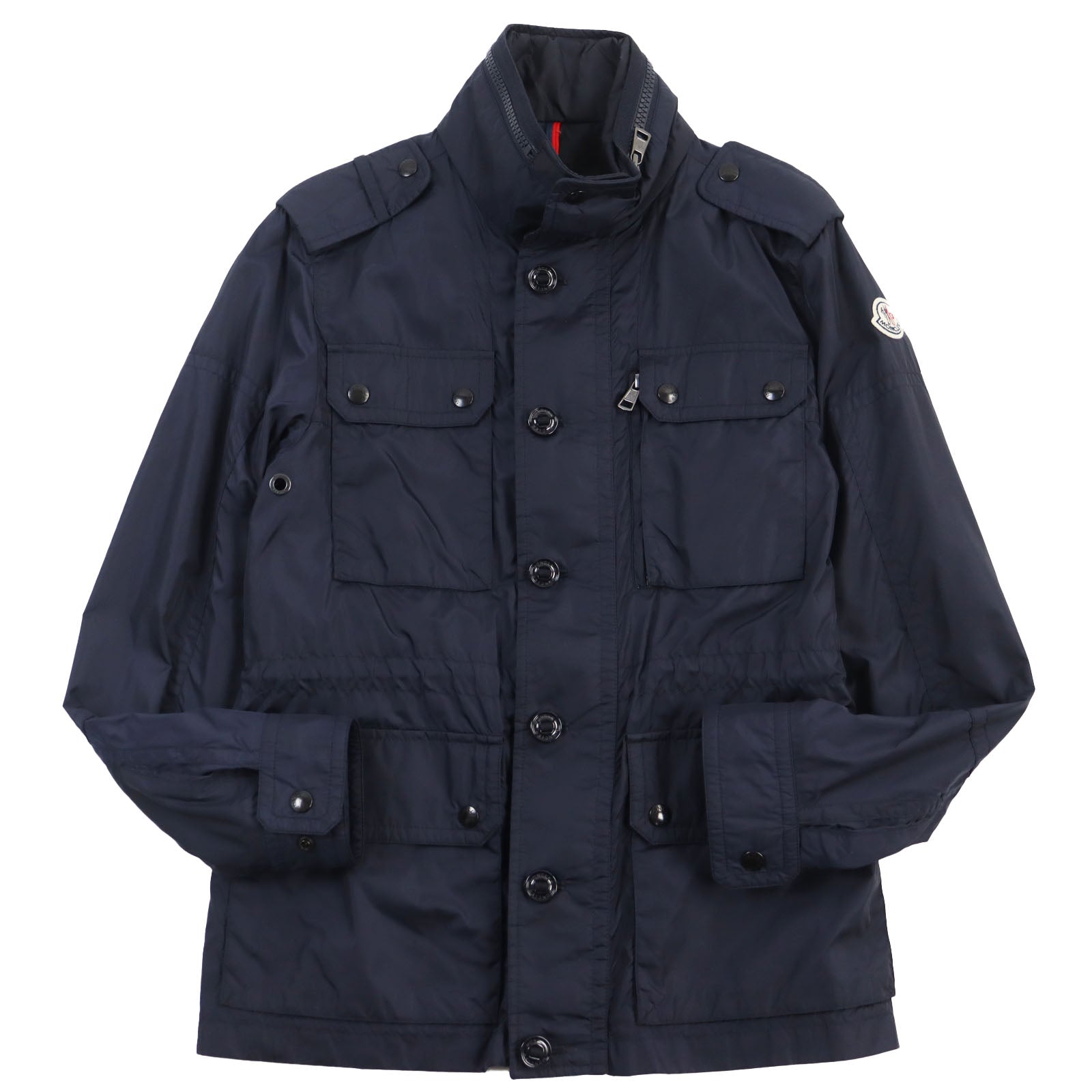 Moncler Nylon Jacket with Logo Patch