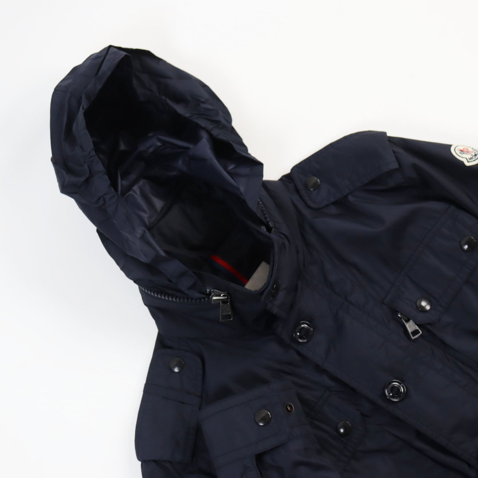 Moncler Nylon Jacket with Logo Patch