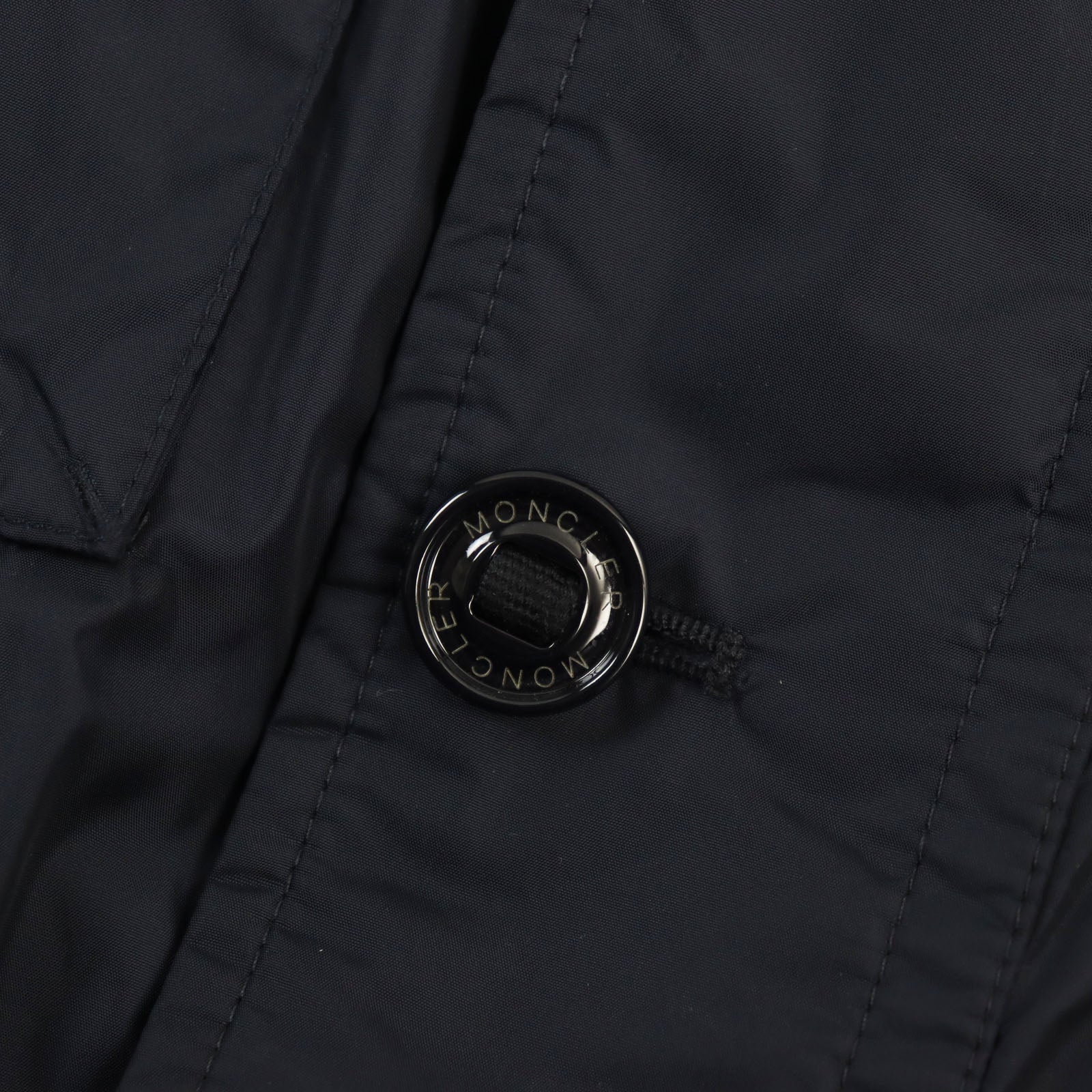 Moncler Nylon Jacket with Logo Patch