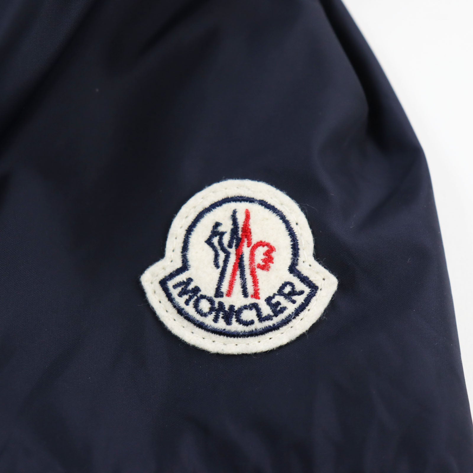 Moncler Nylon Jacket with Logo Patch