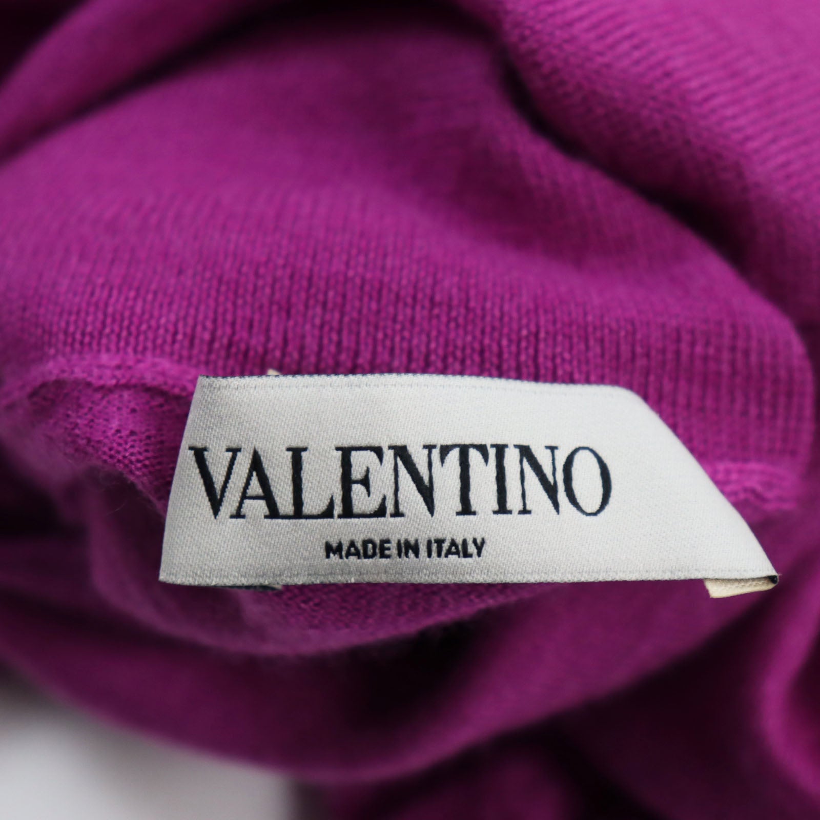 Valentino Cashmere Silk Turtleneck Sweater Pink S