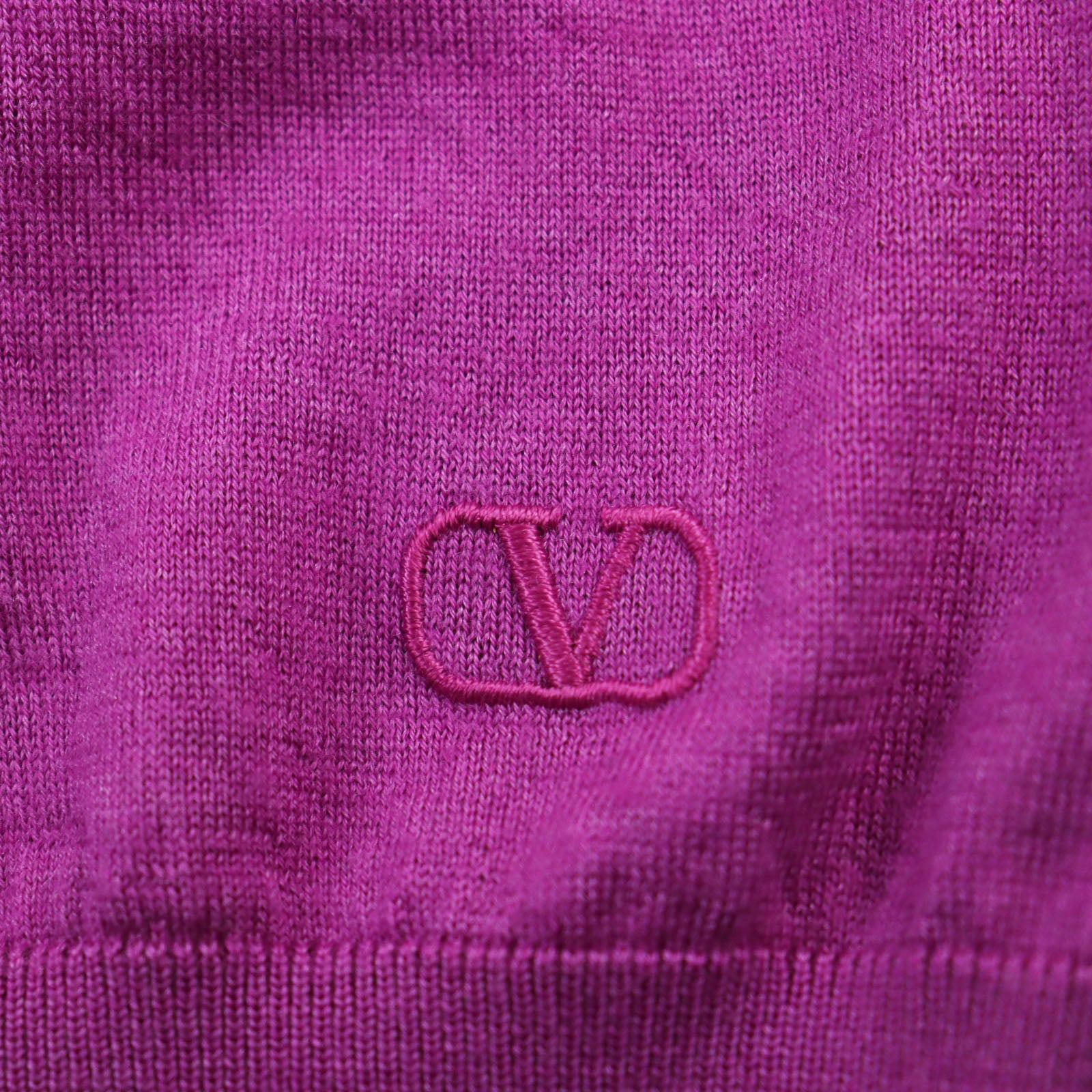 Valentino Cashmere Silk Turtleneck Sweater Pink S