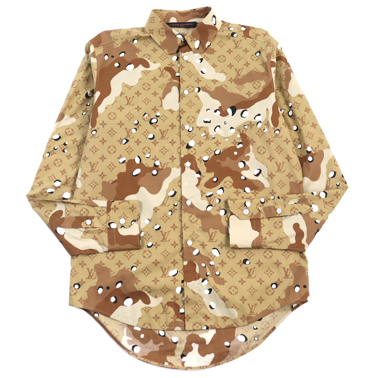 Louis Vuitton Camo DNA Monogram Shirt M