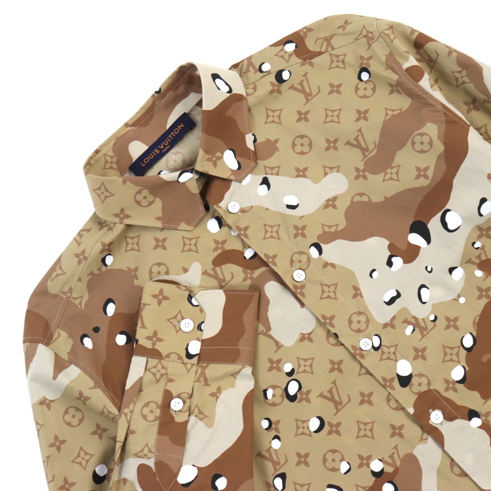 Louis Vuitton Camo DNA Monogram Shirt M