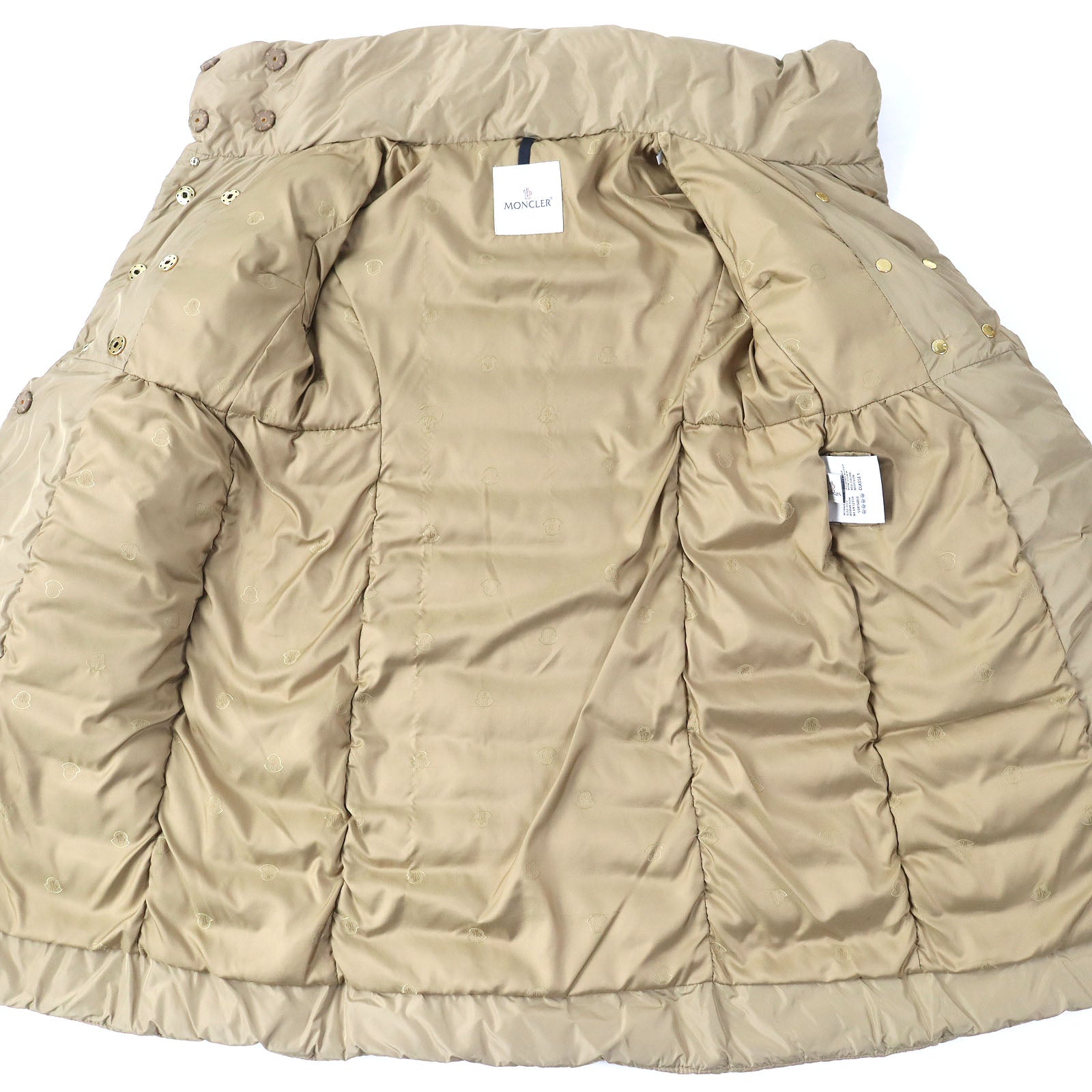 Moncler Johanna Down Coat Beige Women