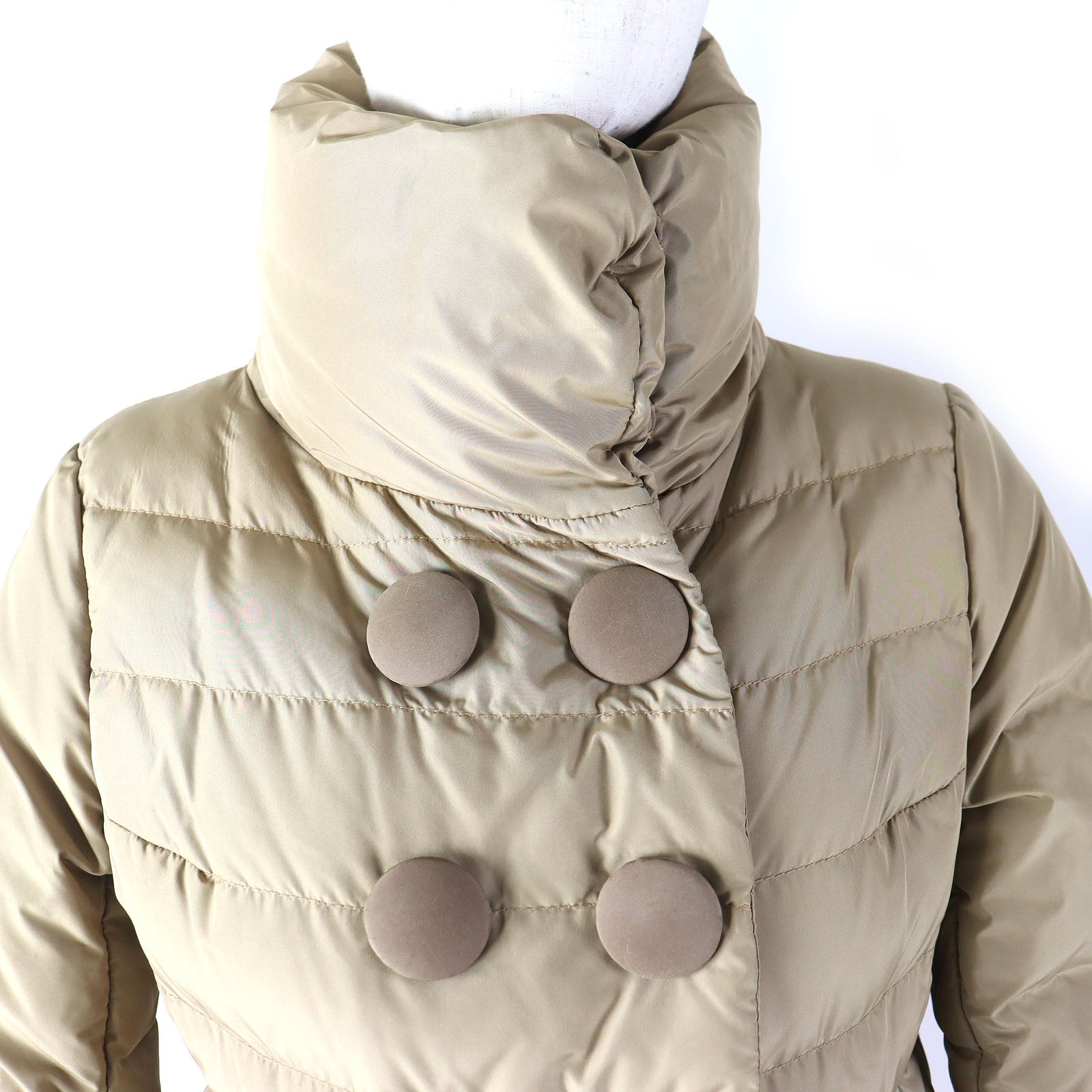 Moncler Johanna Down Coat Beige Women