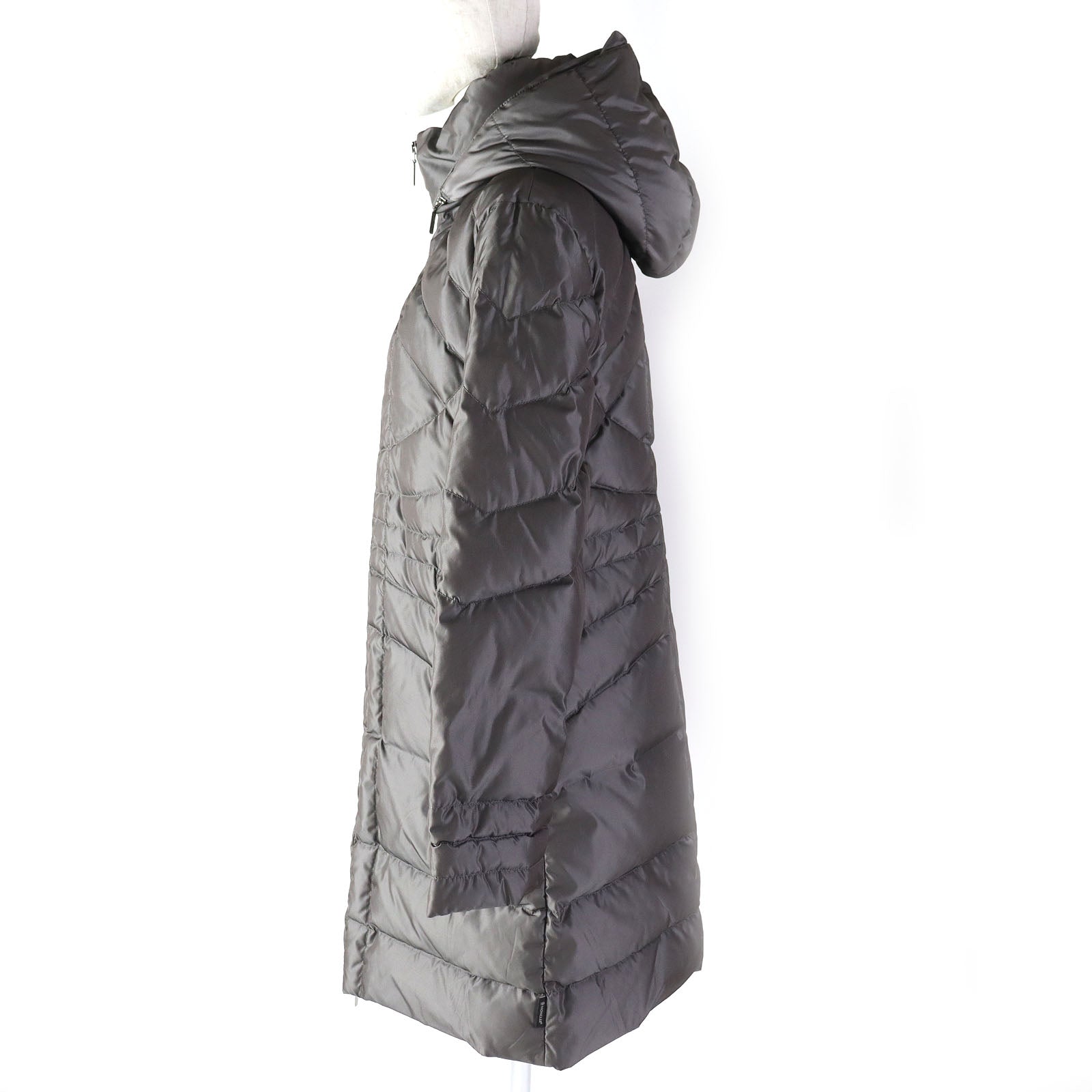 Moncler MONTANA Hooded Down Coat Gray Women