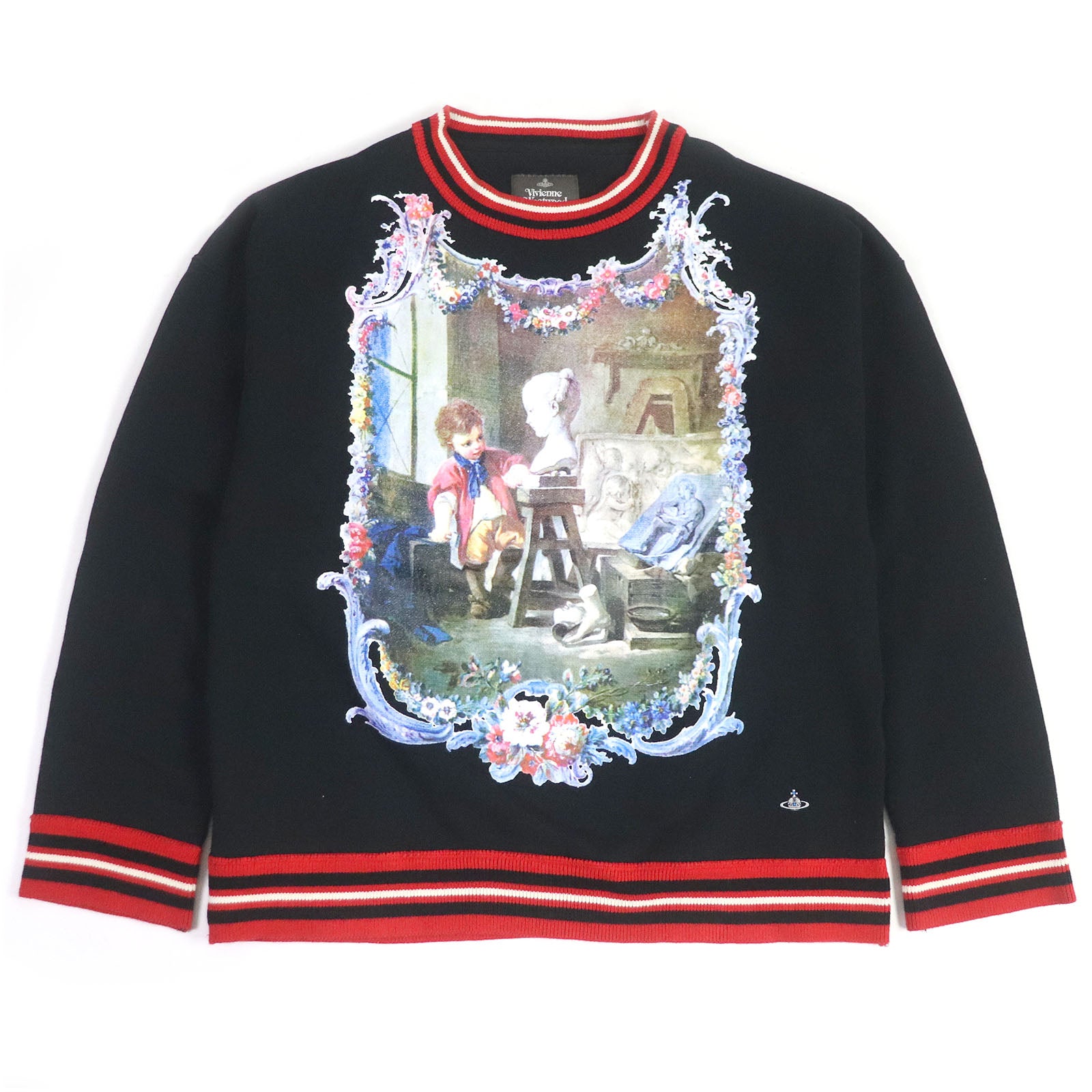 Vivienne Westwood Orb Embroidered Sweatshirt Black