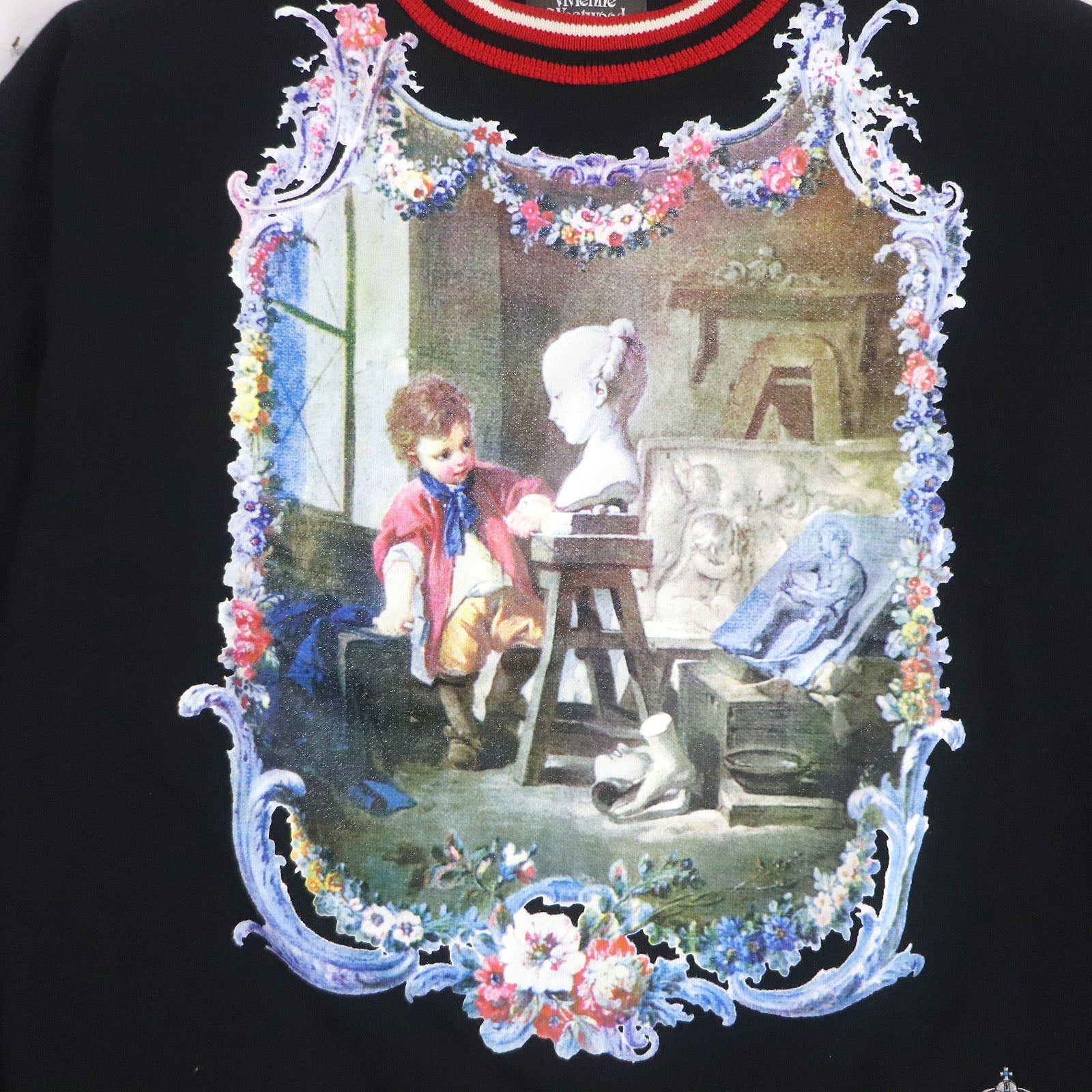 Vivienne Westwood Orb Embroidered Sweatshirt Black