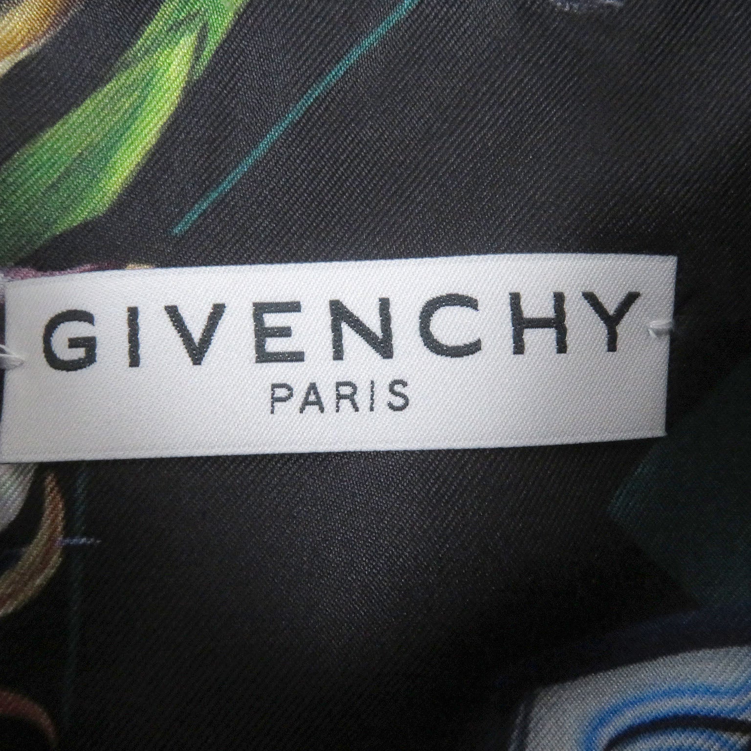 Givenchy Silk Motel Print Short Sleeve Shirt