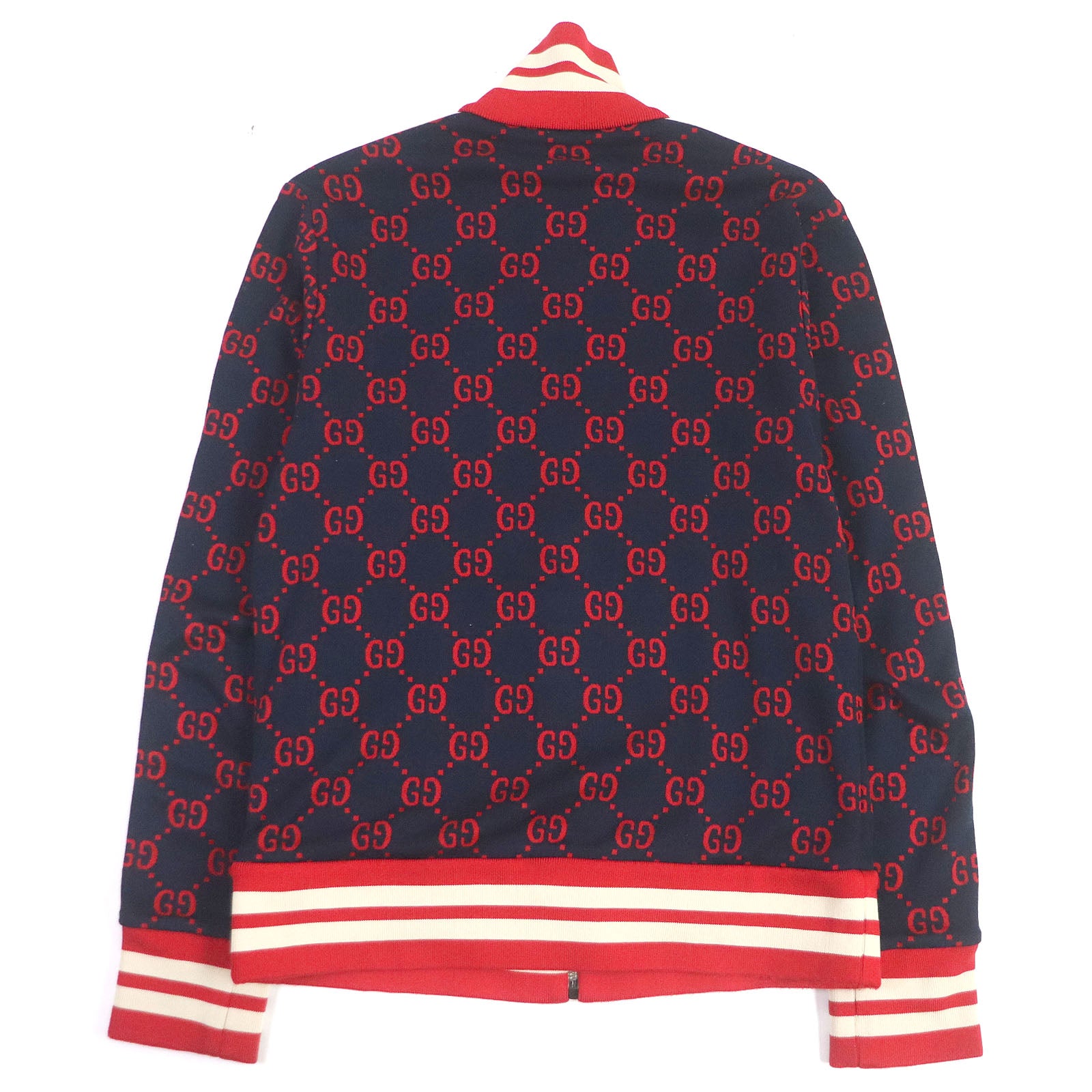 GUCCI GG Jacquard Track Jacket Navy M