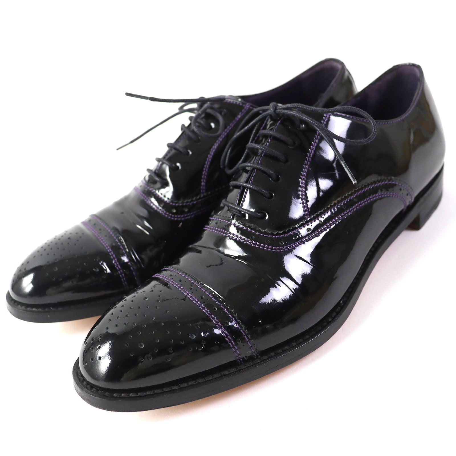 Yves Saint Laurent Lace-up Dress Shoes Black 37.5