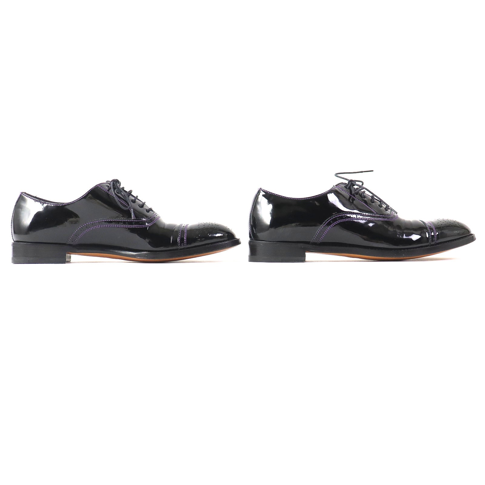 Yves Saint Laurent Lace-up Dress Shoes Black 37.5