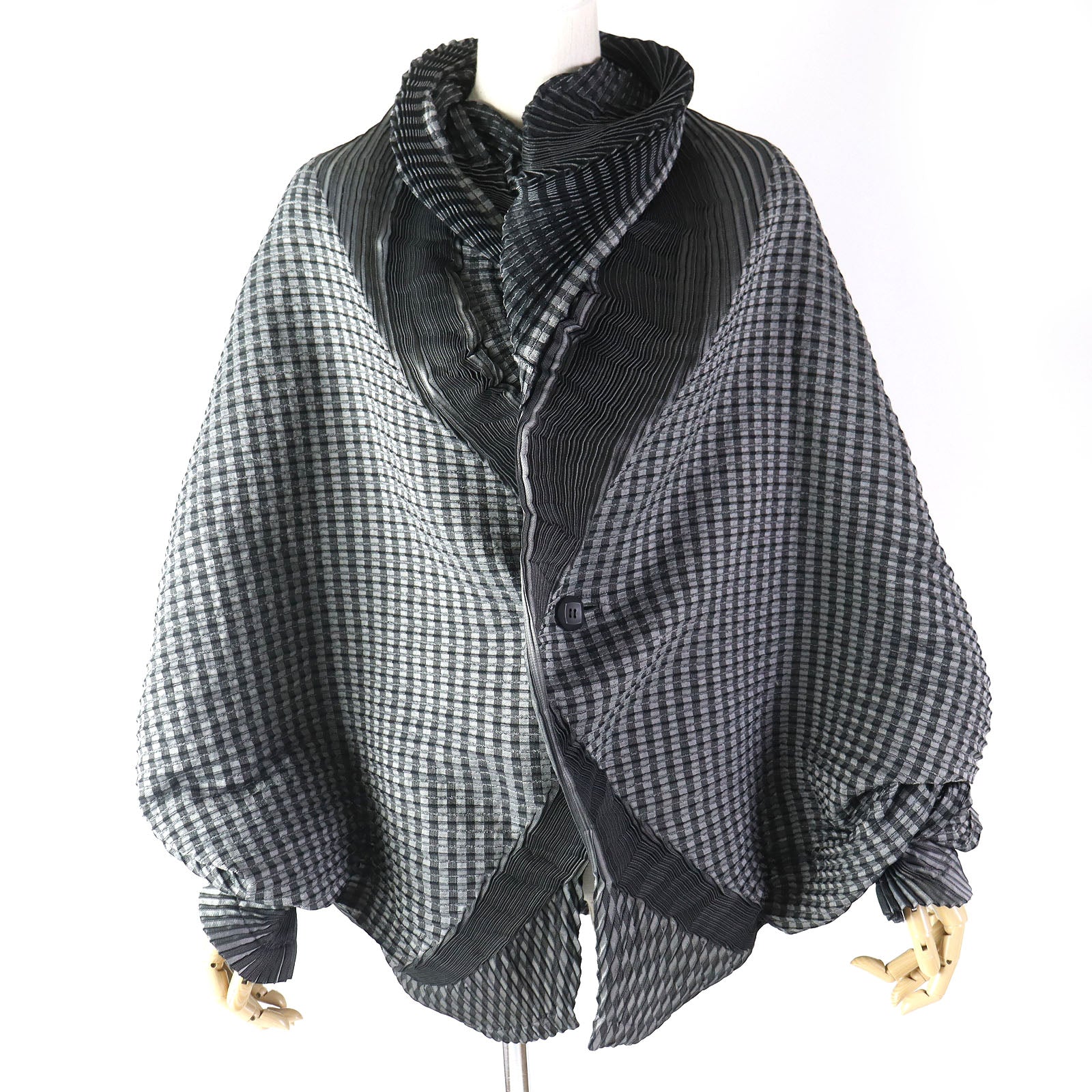 Issey Miyake Pleated Design Coat Jacket