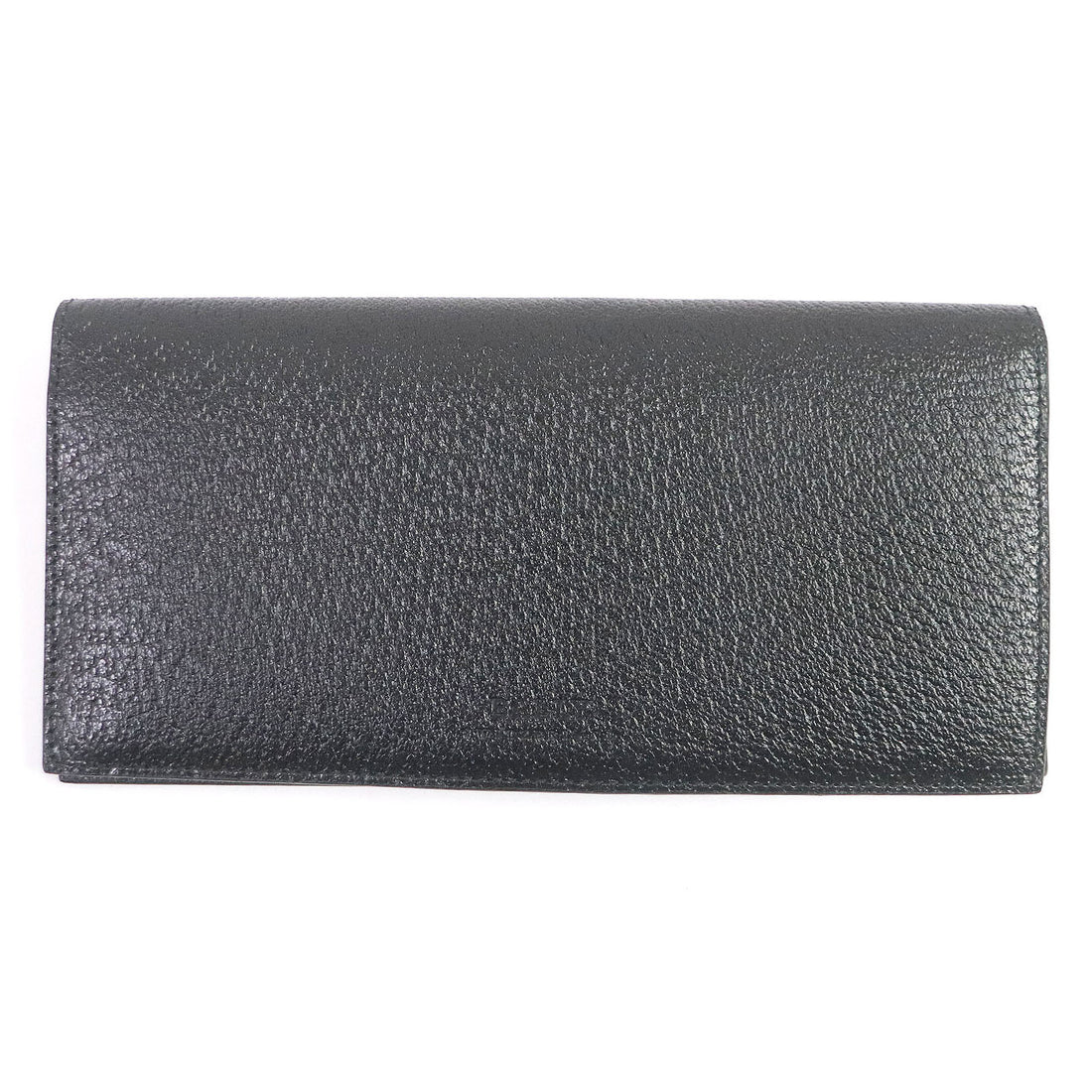 BALLY Leather Long Wallet Black