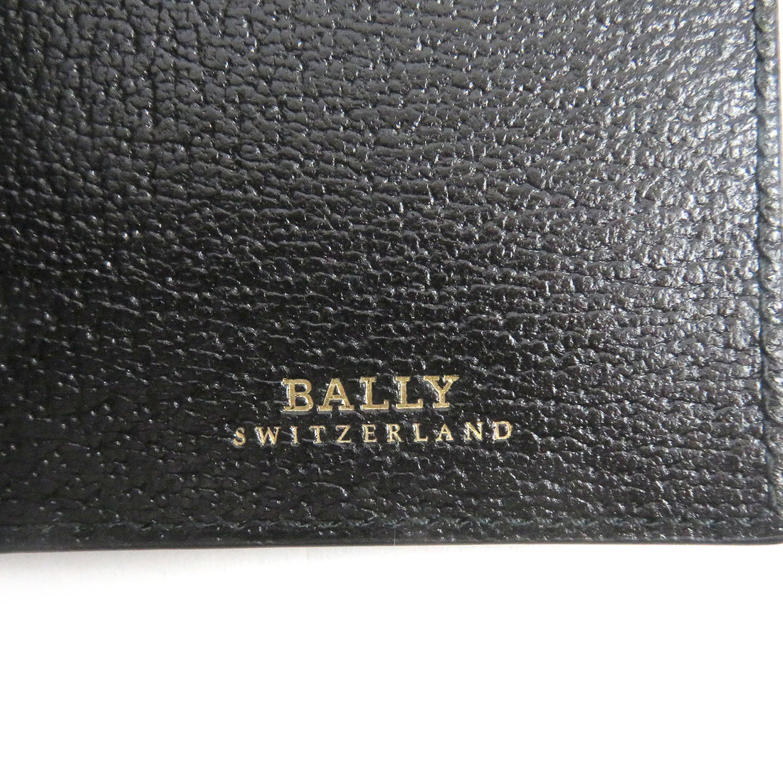 BALLY Leather Long Wallet Black