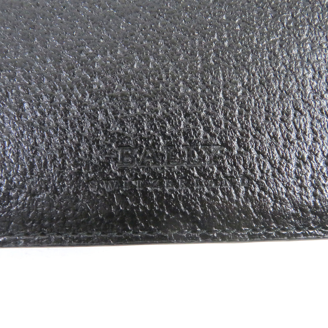 BALLY Leather Long Wallet Black