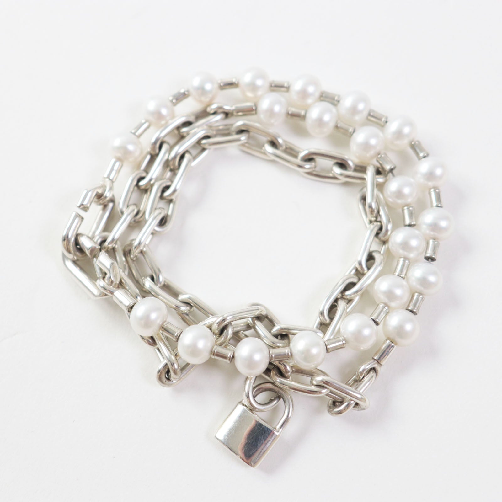 Tiffany & Co Hardware Pearl Rock Bracelet AG925