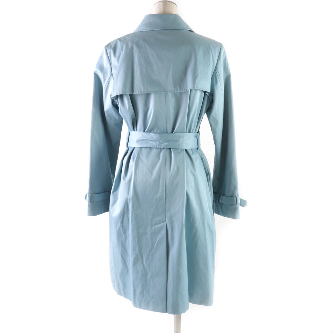 MICHEL KLEIN Trench Coat Light Blue Women