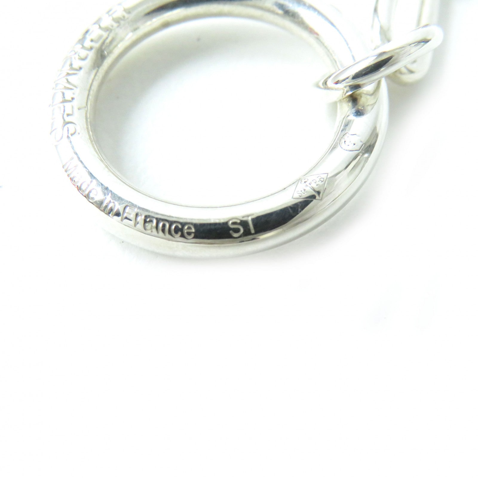 Hermes Silver Shane Dunkle Punk Bracelet