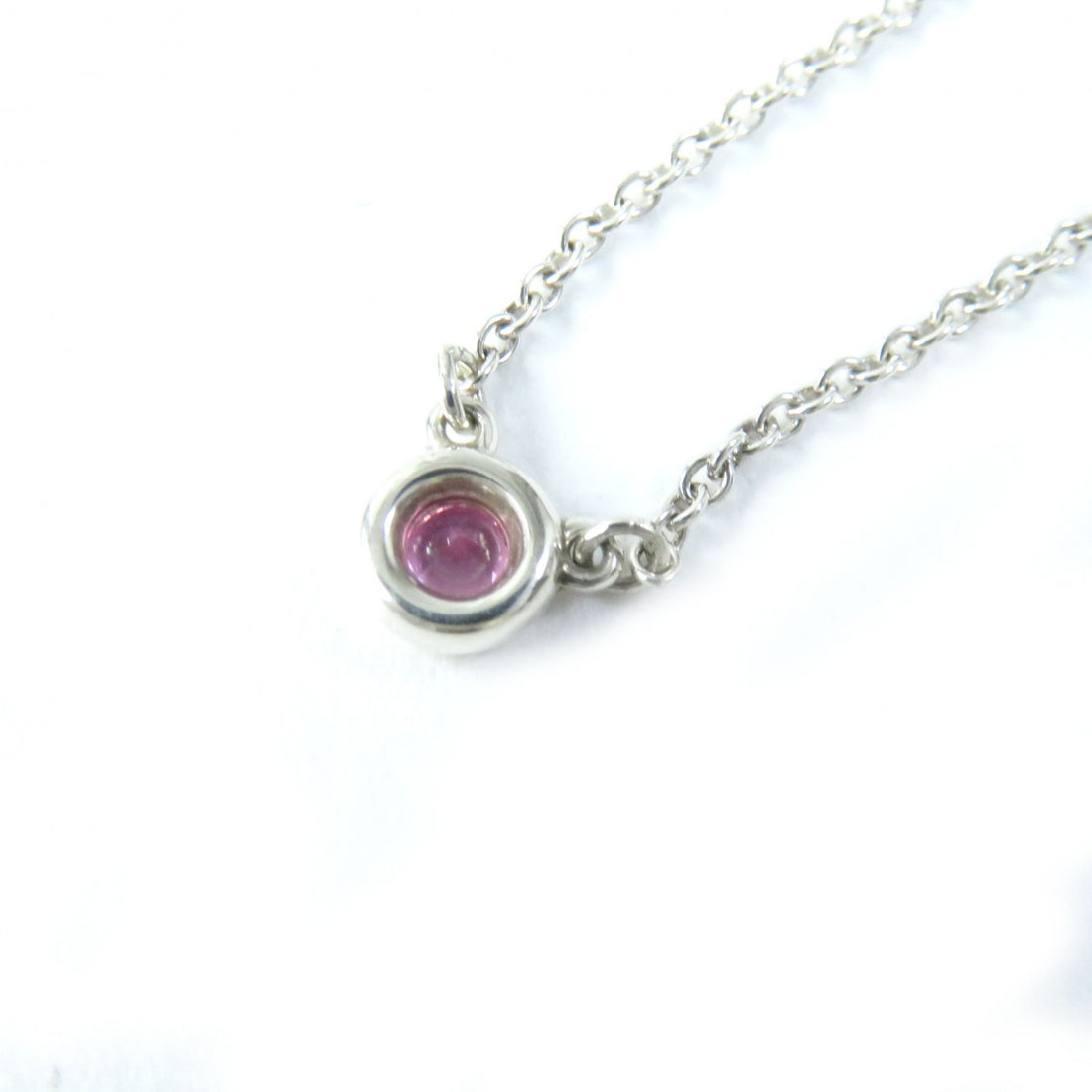 Tiffany & Co Pink Sapphire Necklace SV925