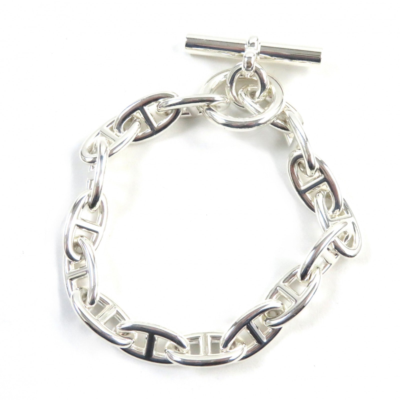 Hermes Silver Chaine d'Ancre GM Bracelet