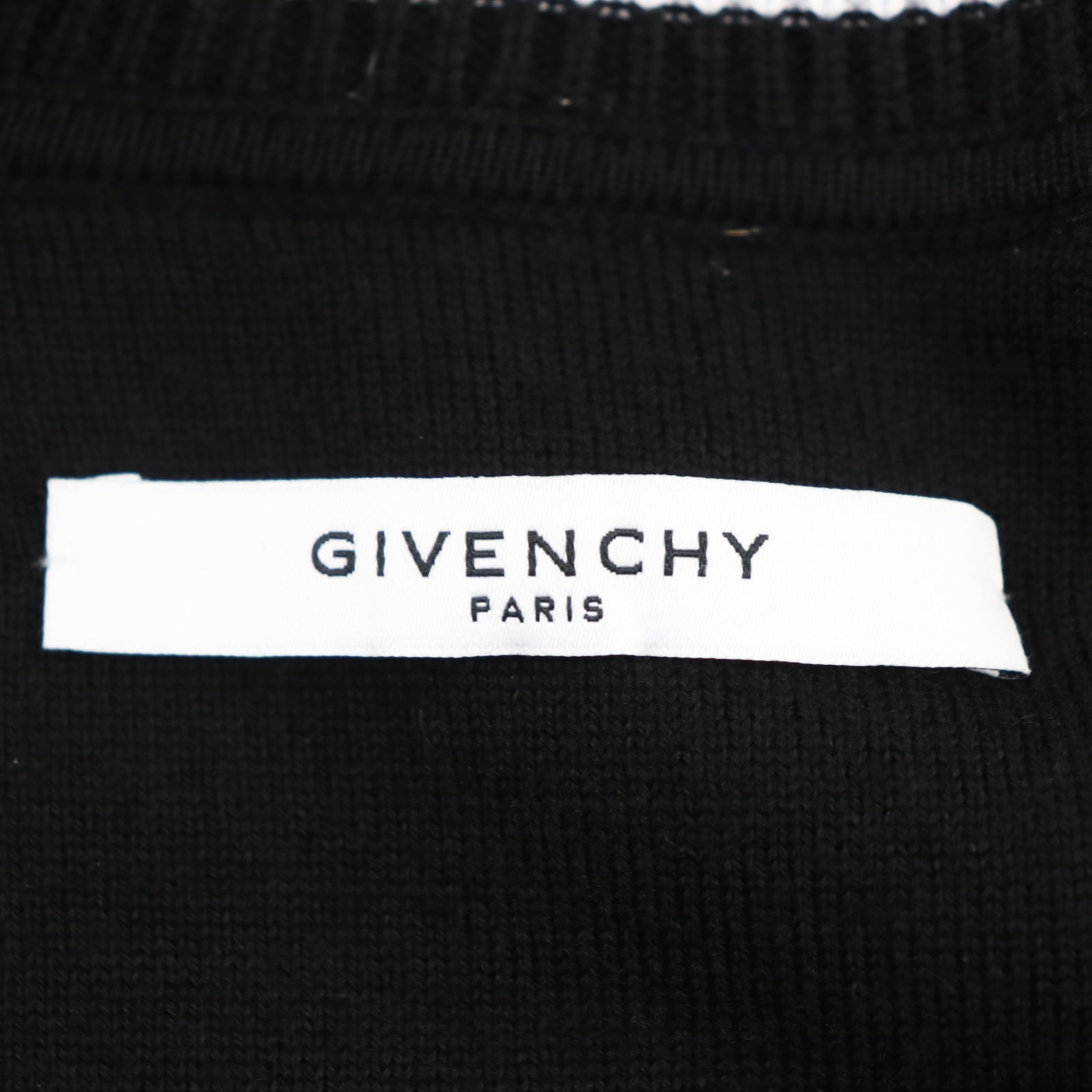 Givenchy Wool Knit Blouson Bomber Jacket