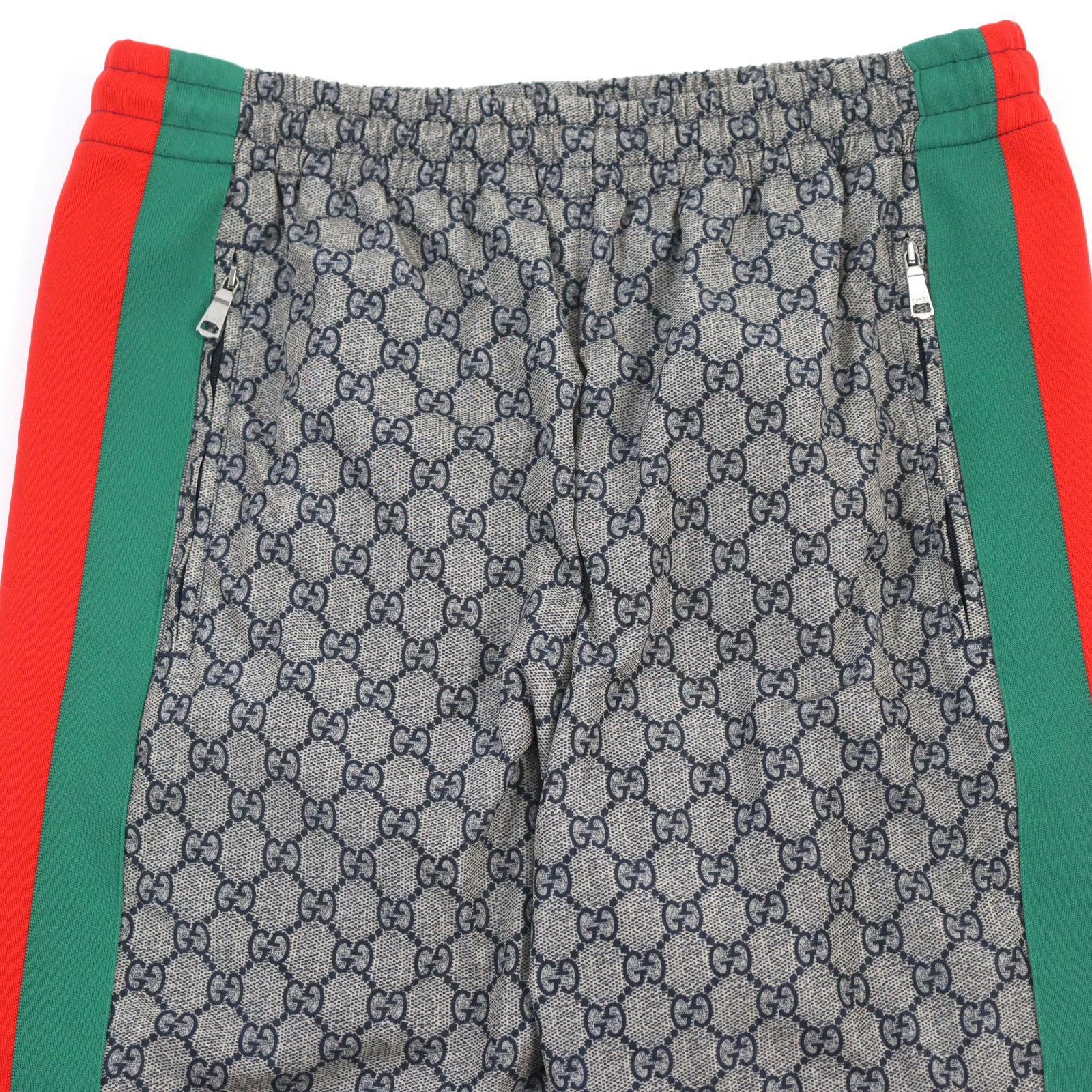 Gucci Nylon GG Pattern Jogger Pants Gray S