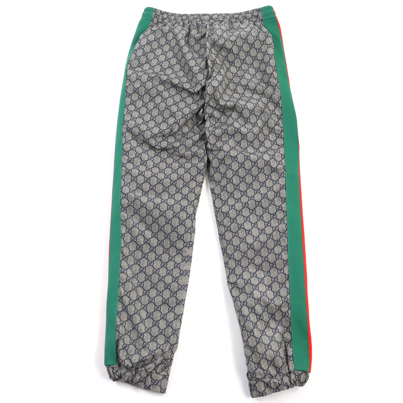 Gucci Nylon GG Pattern Jogger Pants Gray S