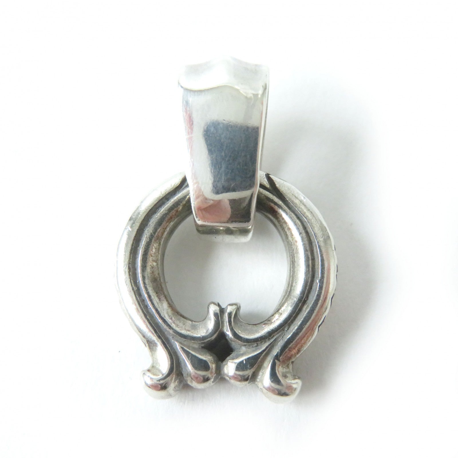 Bill Wall Gothic Horseshoe Charm Pendant AG925 Silver