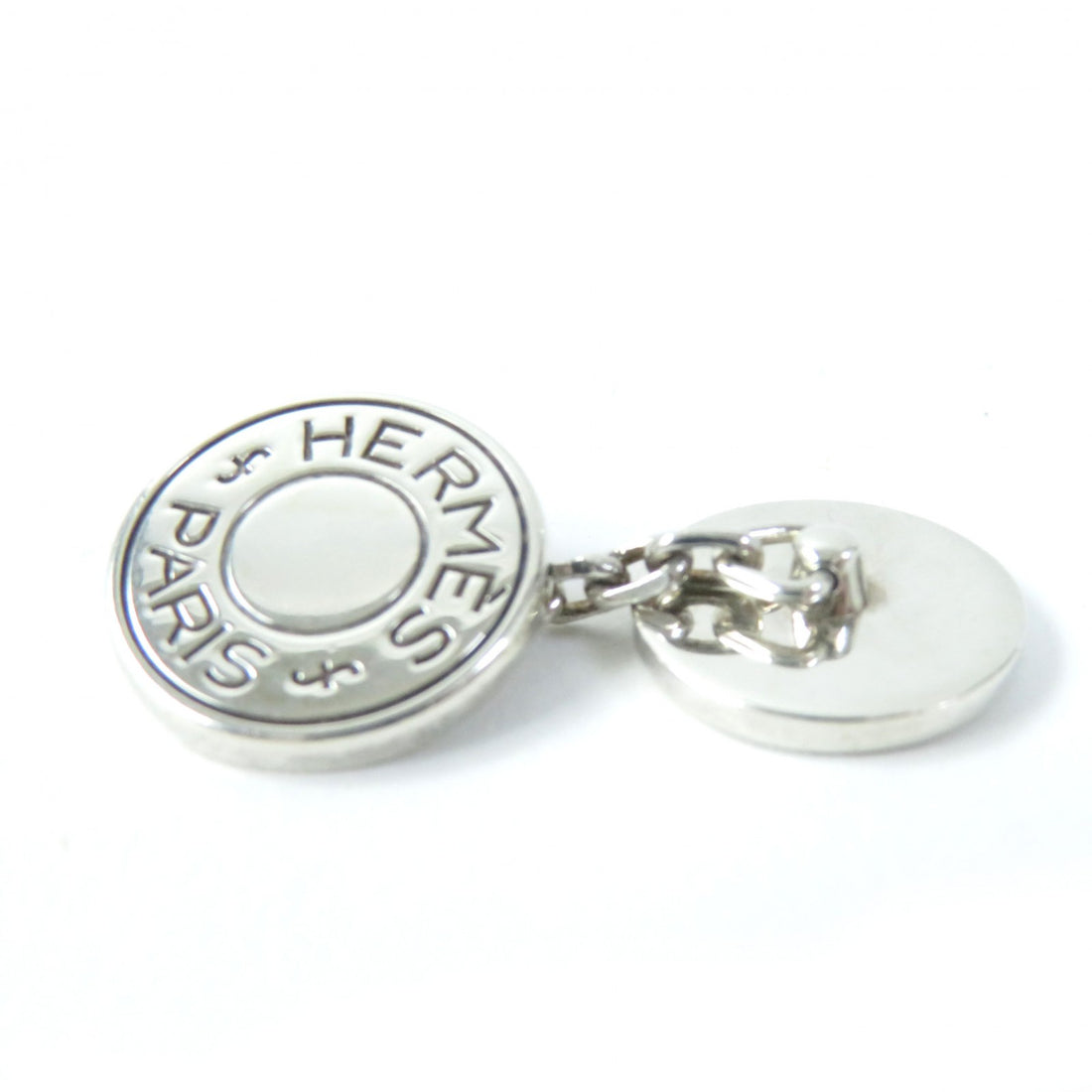 Hermes AG925 Silver Cufflinks Fashion Accessories