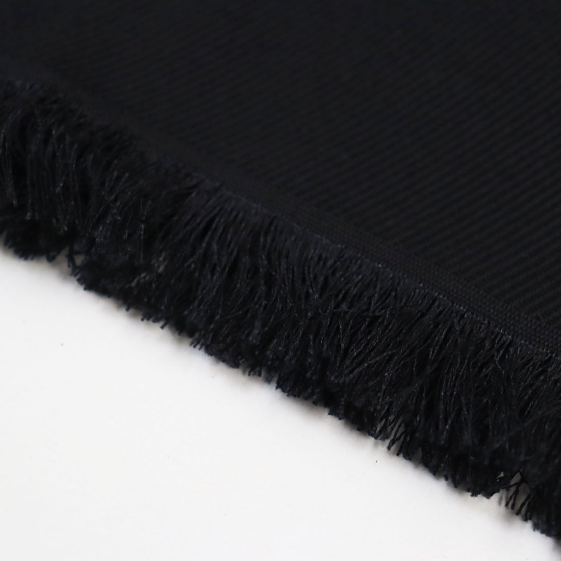 BVLGARI Silk Wool Large Scarf Black