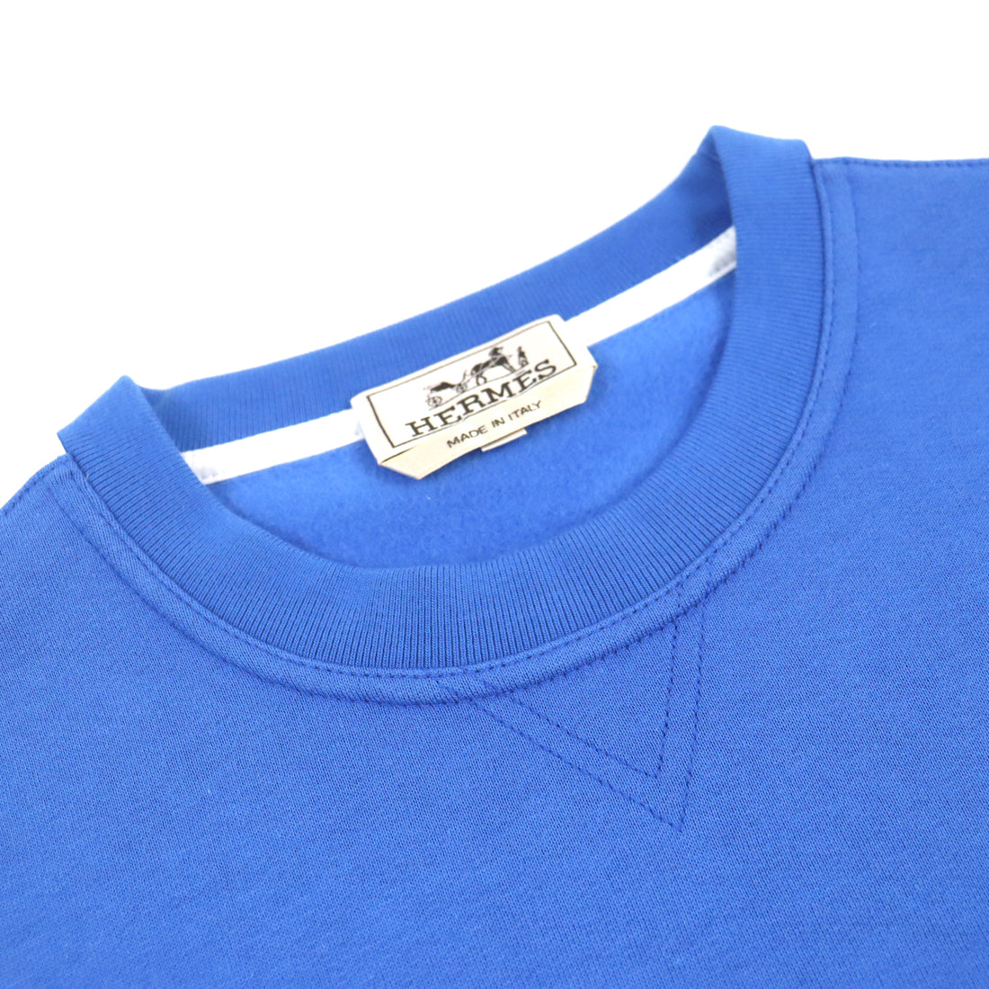 Hermes Cotton Sweatshirt Blue L/M