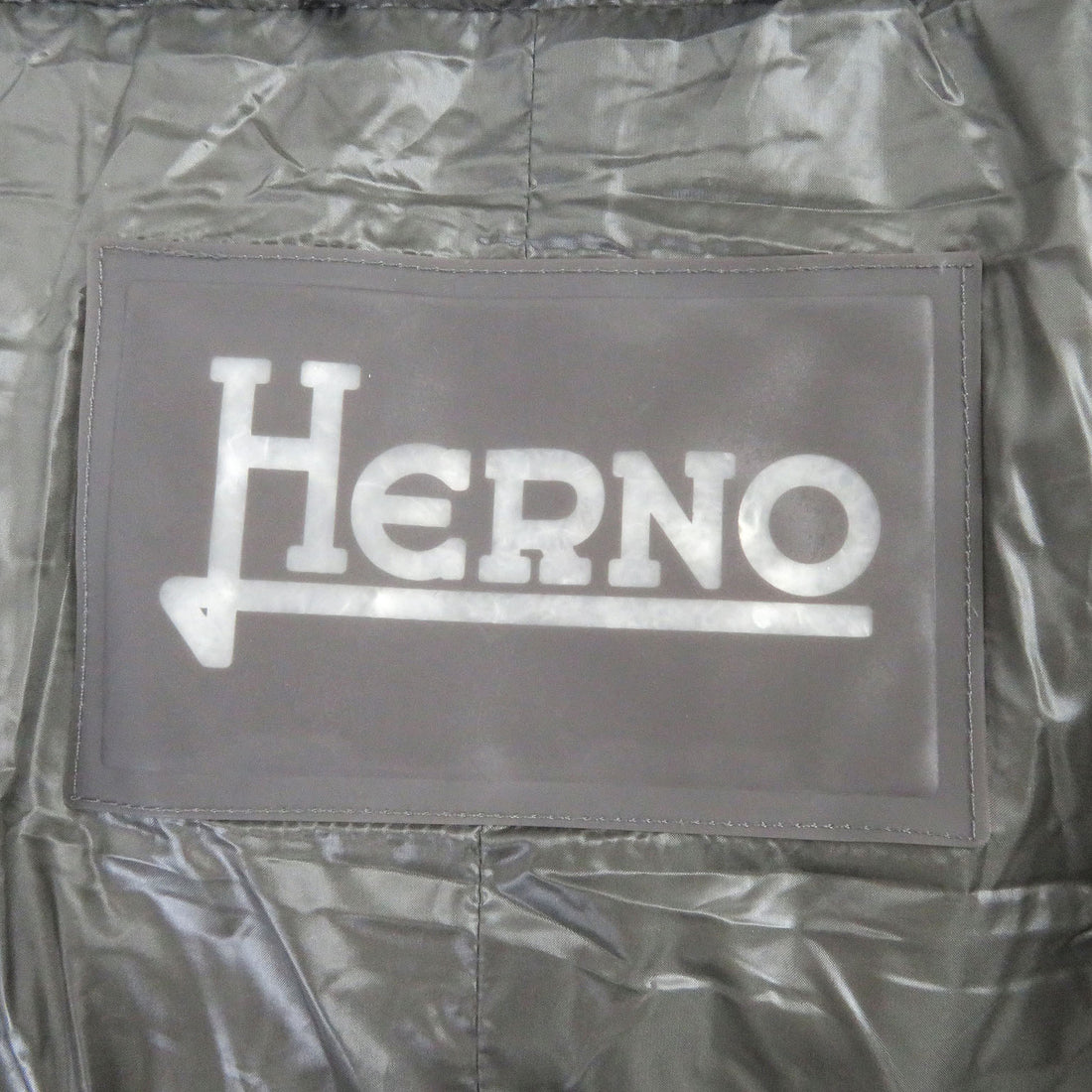 Herno Gray Nylon Down Jacket Women