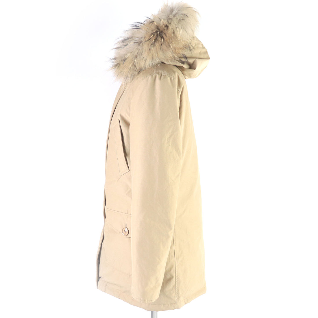 WOOLRICH ARCTIC PARKA Down Coat Women Beige S