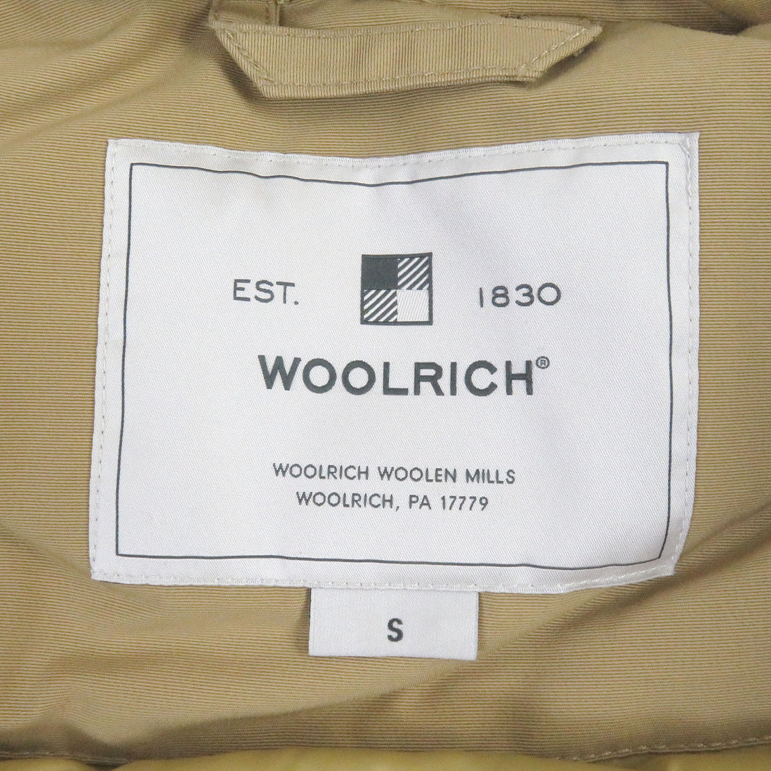 WOOLRICH ARCTIC PARKA Down Coat Women Beige S