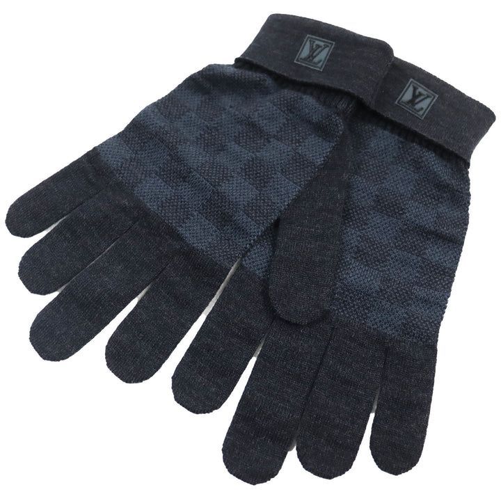 Louis Vuitton Wool Damier Knit Gloves M70008