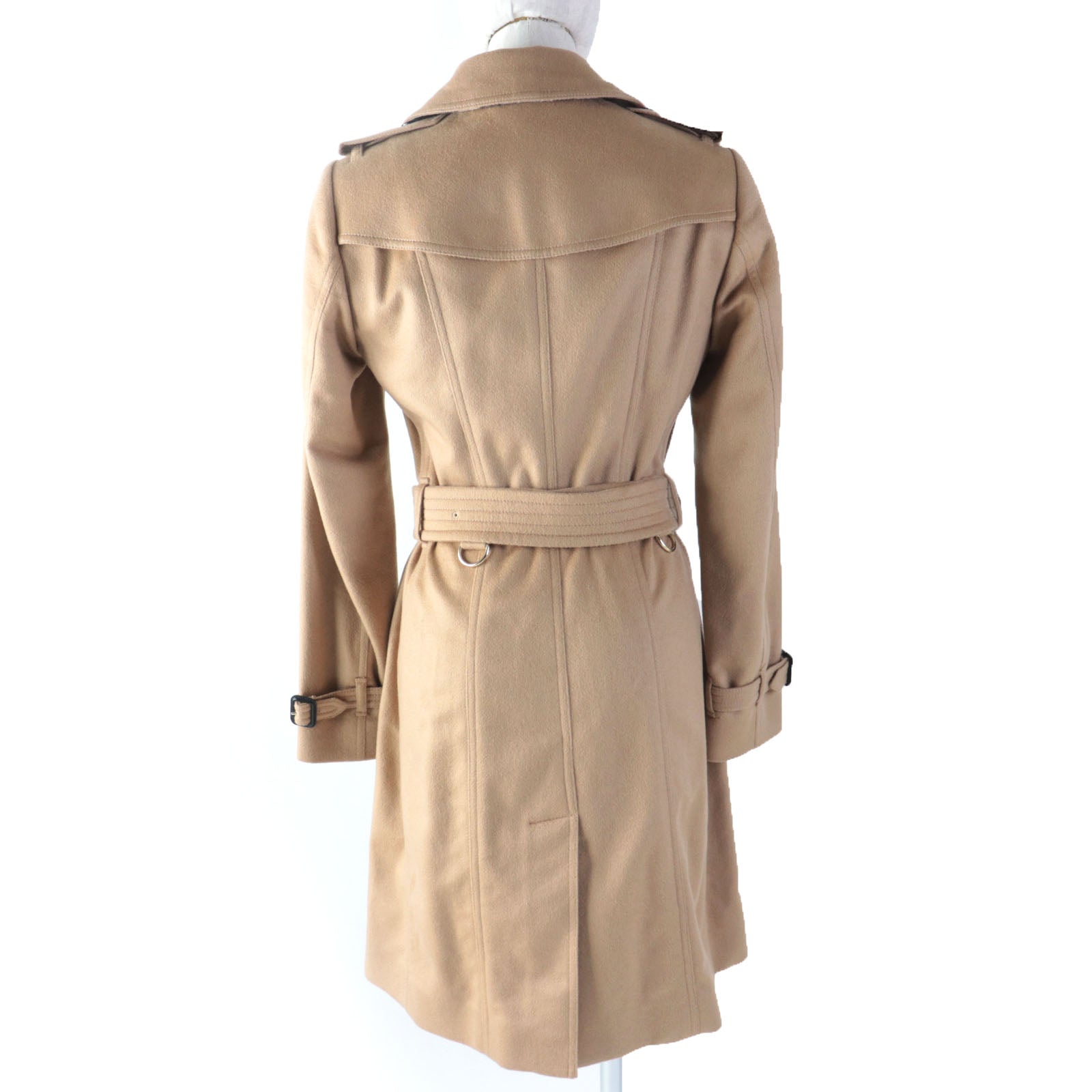 Burberry Sandringham Cashmere Wool Trench Coat