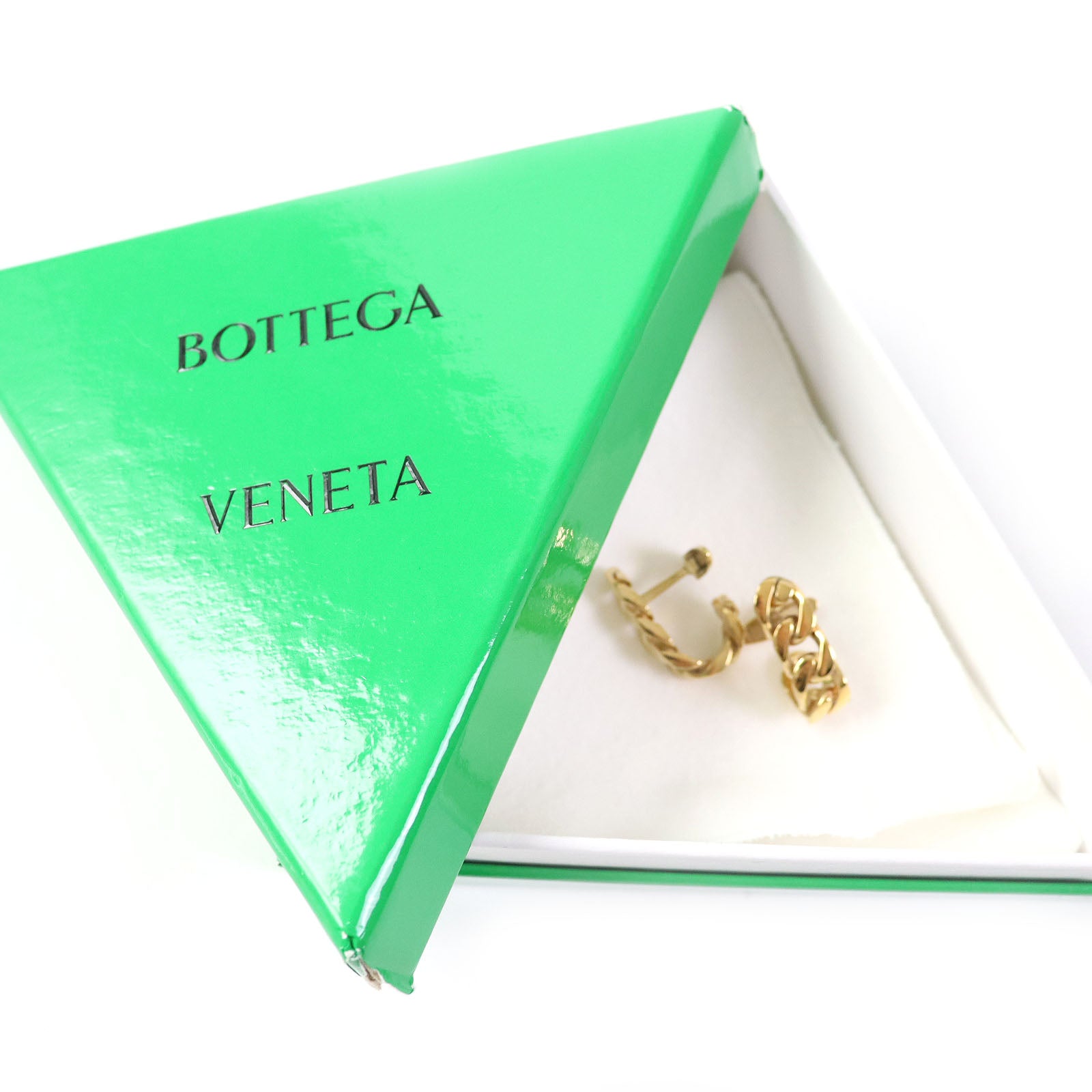 Bottega Veneta AG925 Chain Cuffs Gold