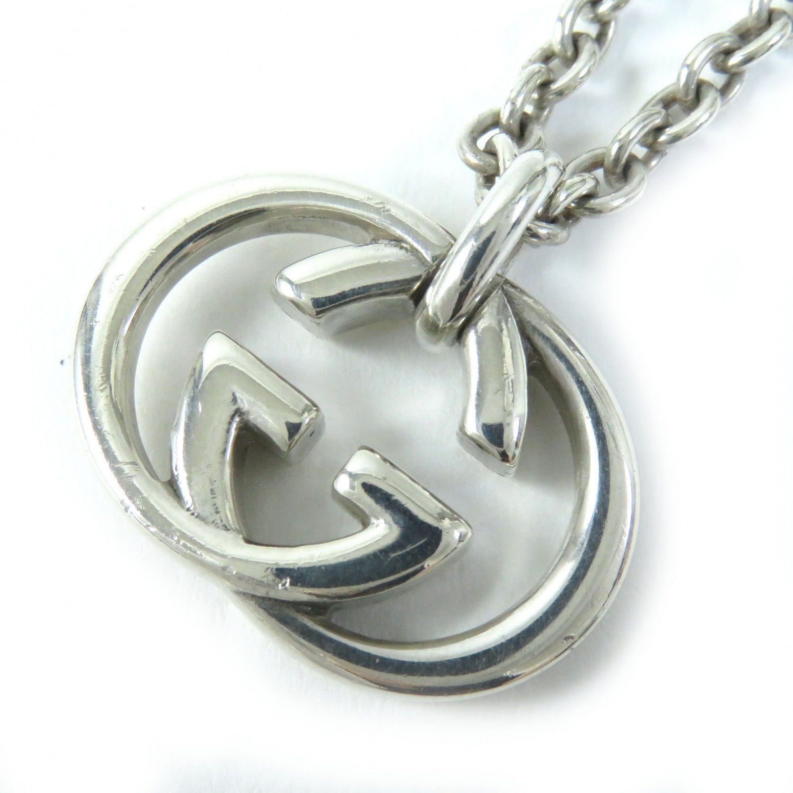 Gucci Interlocking G Necklace SV925 Silver