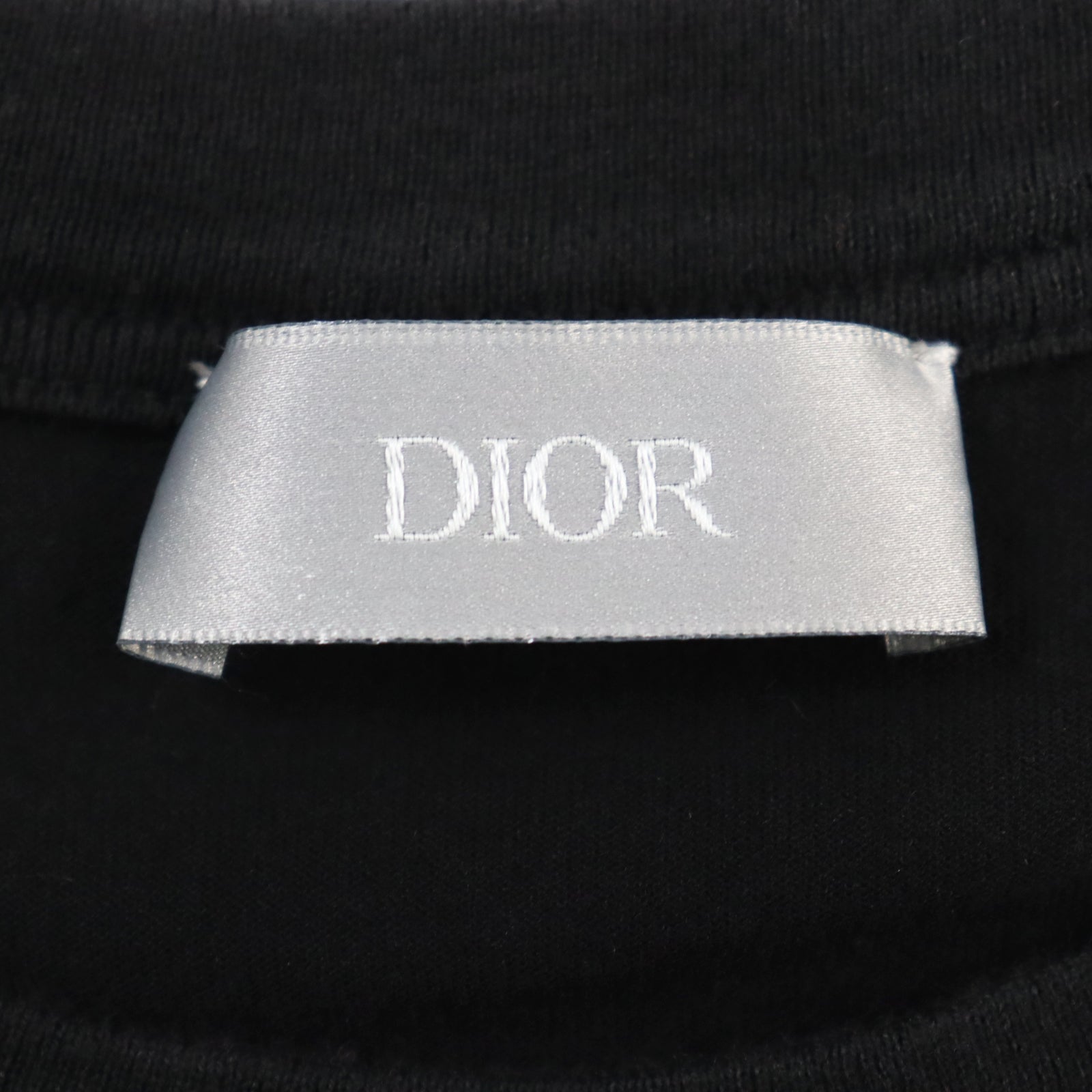 Dior Atelier Logo Print Cotton T-Shirt Black XS