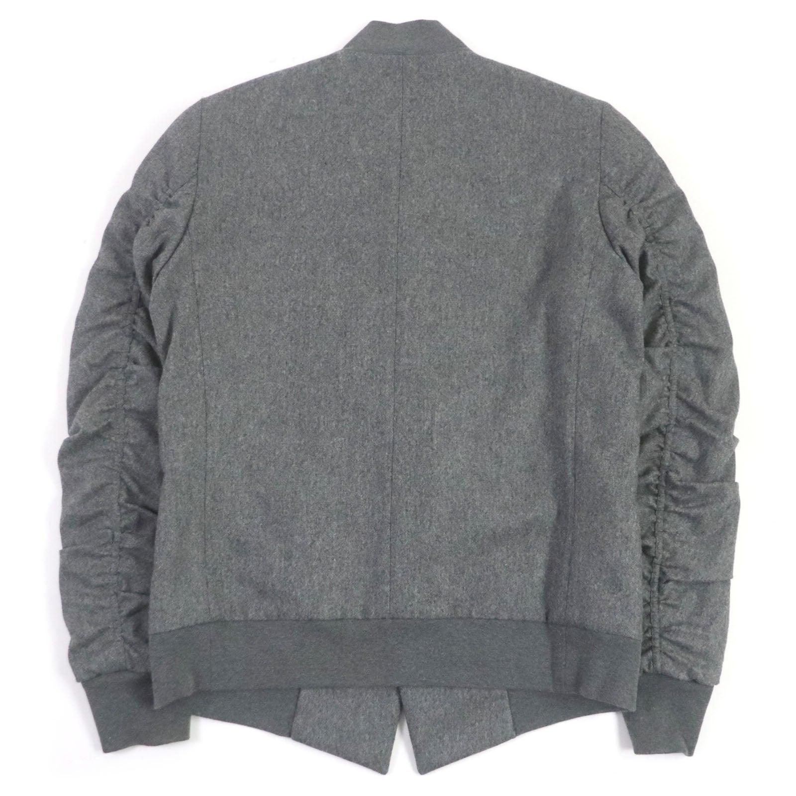 Paul Smith Wool Padded Bomber Jacket Gray L