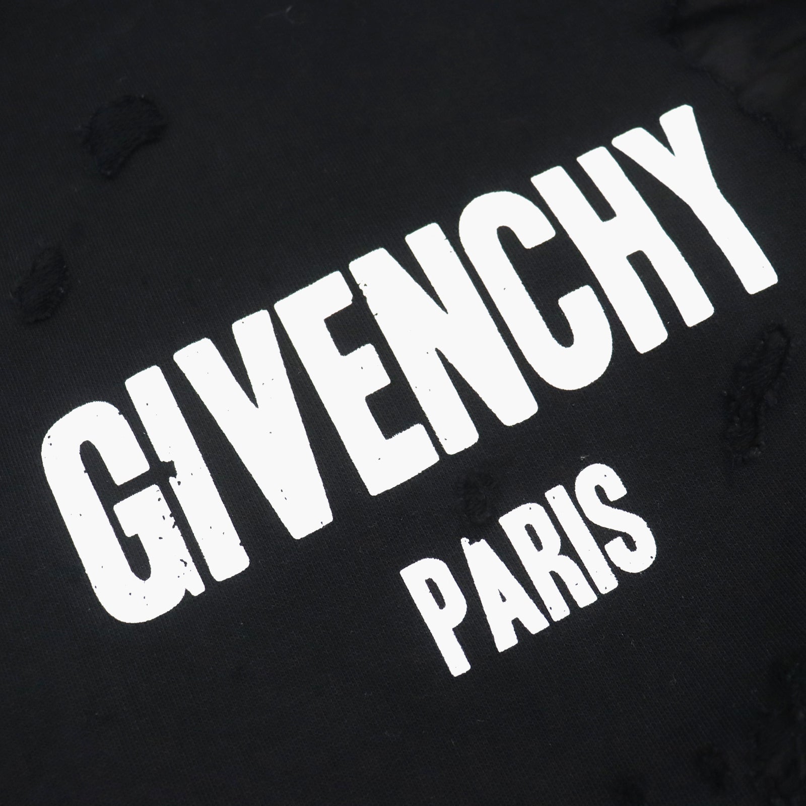 Givenchy Logo Pullover Hoodie Black XS