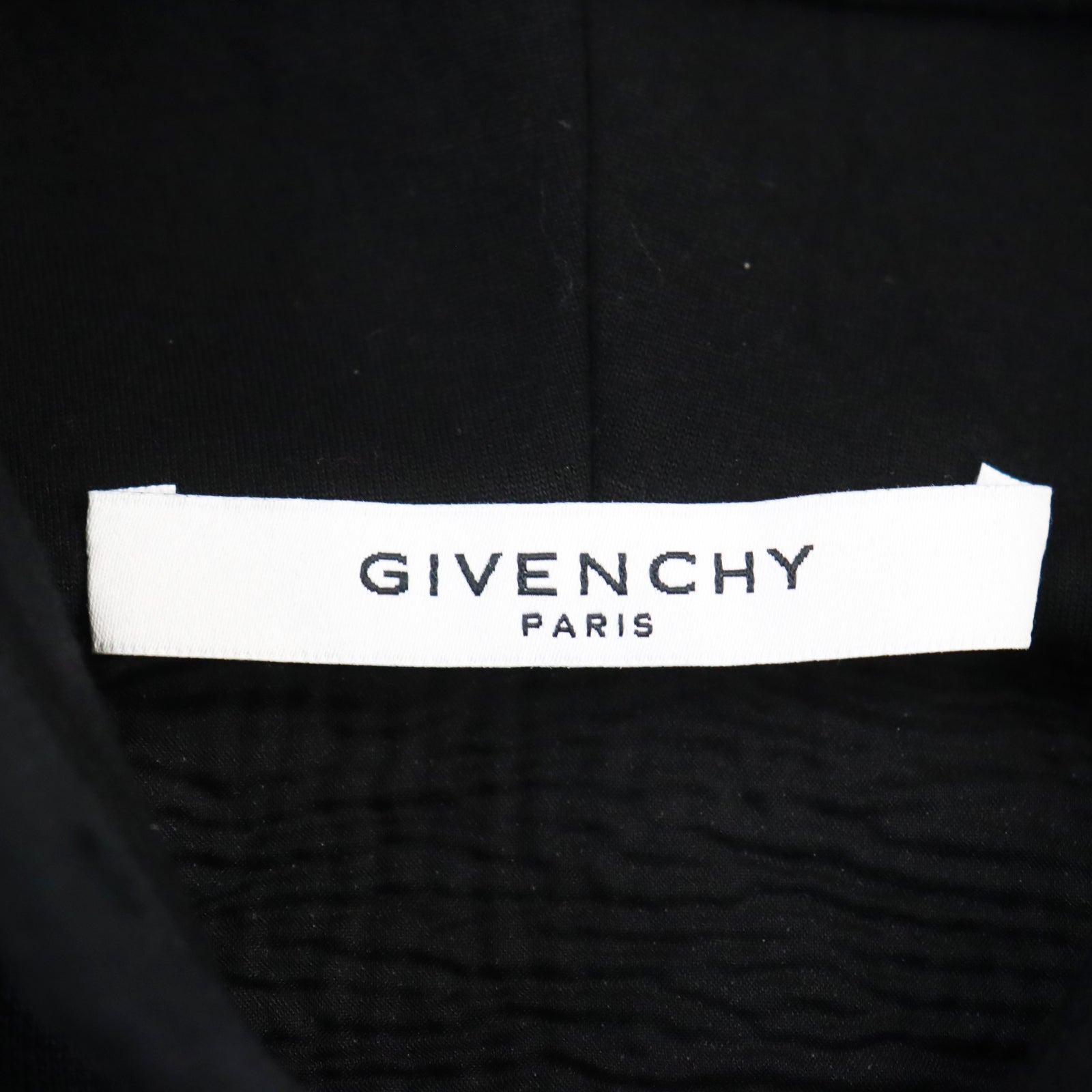 Givenchy Logo Pullover Hoodie Black XS