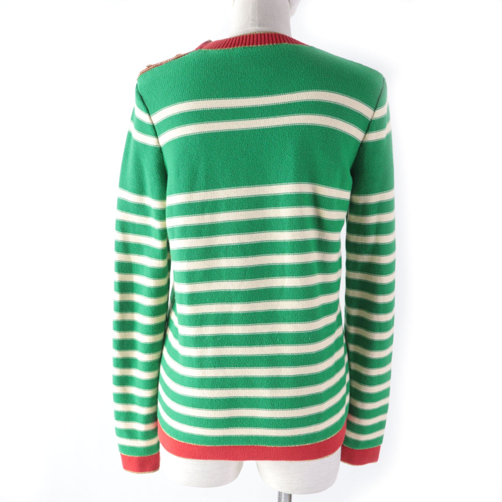 Gucci Cotton Logo Marine Sweater XS