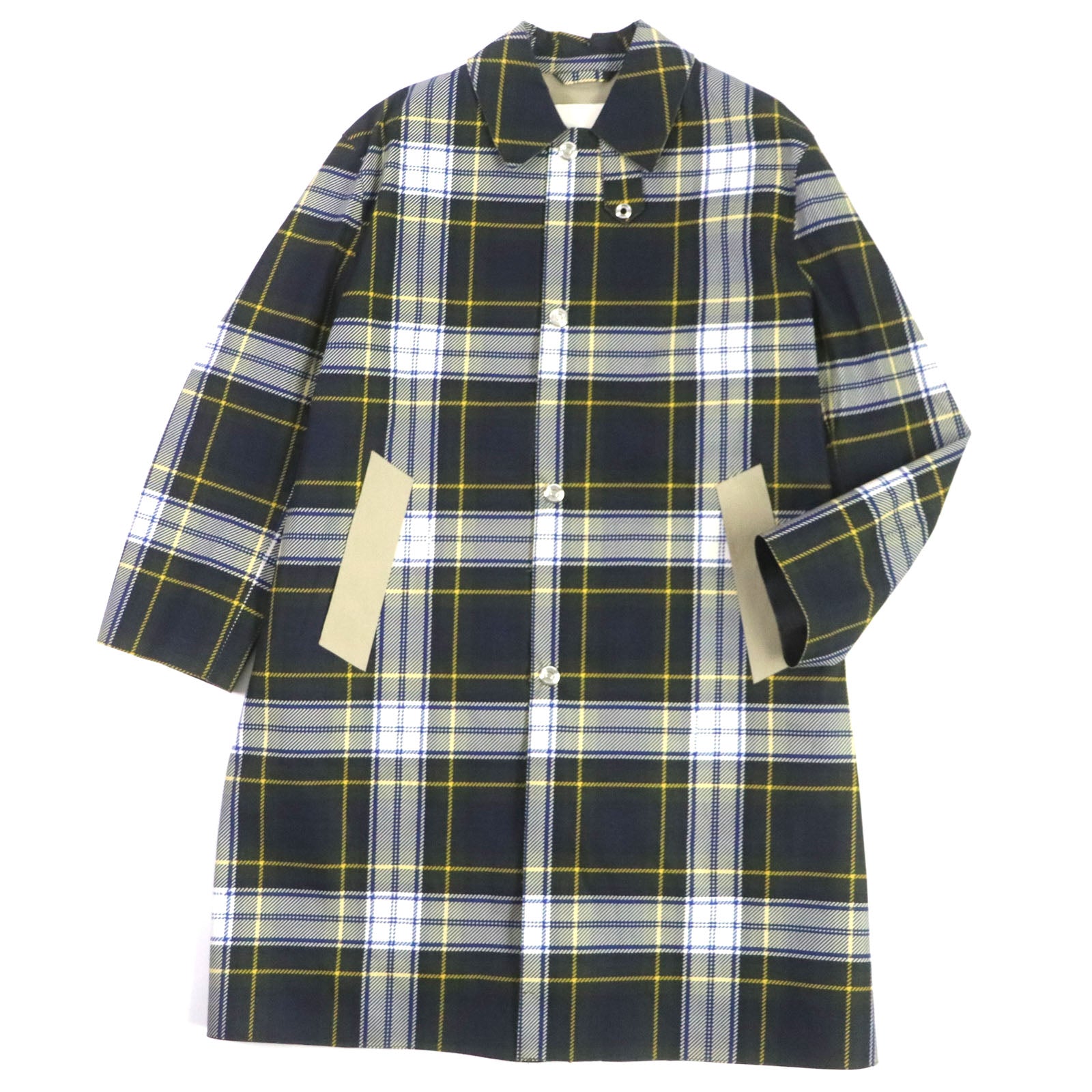 Mackintosh DUNCAN Tartan Check Rubberized Coat Multicolor