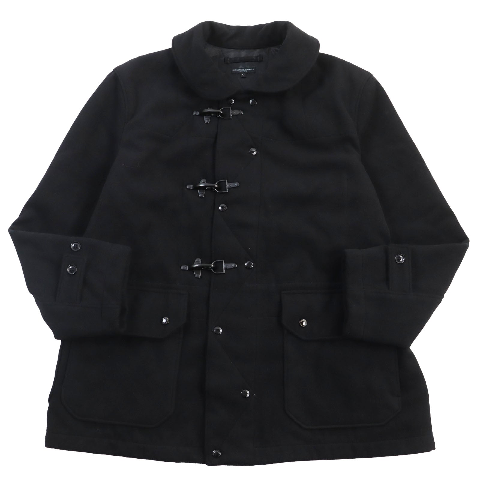 Engineered Garments Short Duffle Jacket Black L