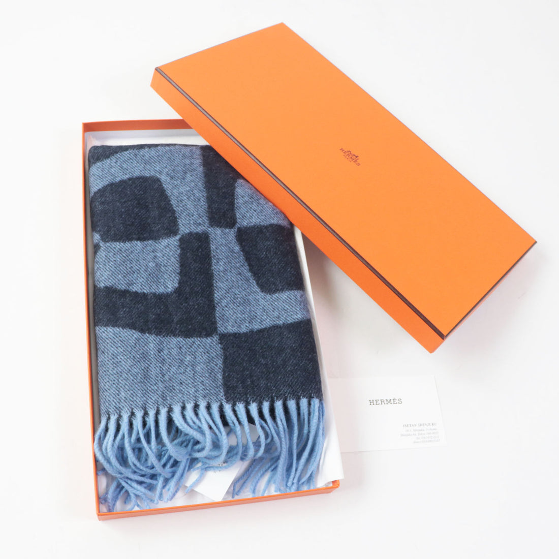 Hermes Chaine d'Ancre Optic Cashmere Scarf